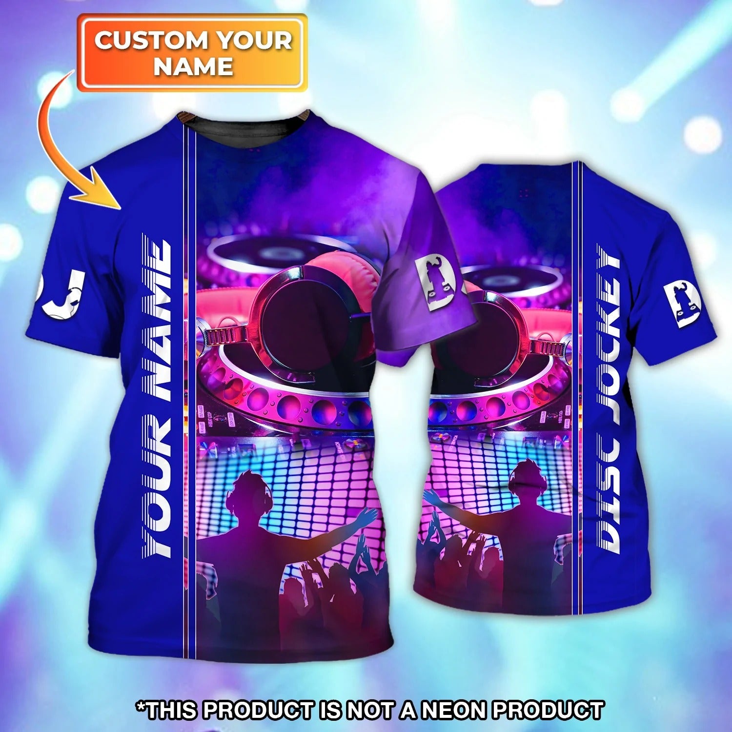 Custom With Name Disc Jockey Shirt/ Unsiex DJ Tshirt/ Gift For DJ Friend/ DJ Uniform