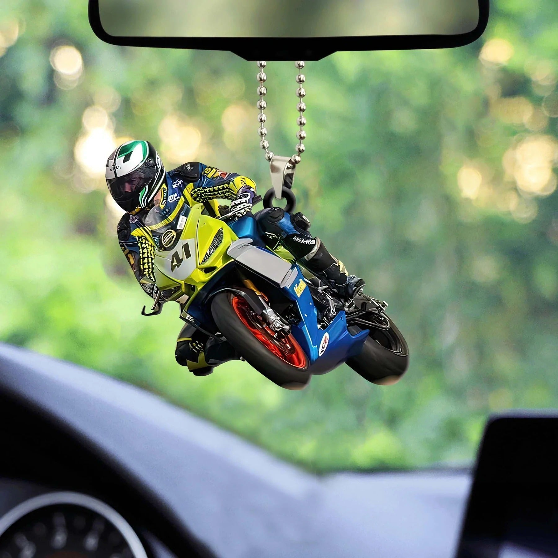 Motorcycle Cool Style Car Hanging Ornament Gift For Racing Lover