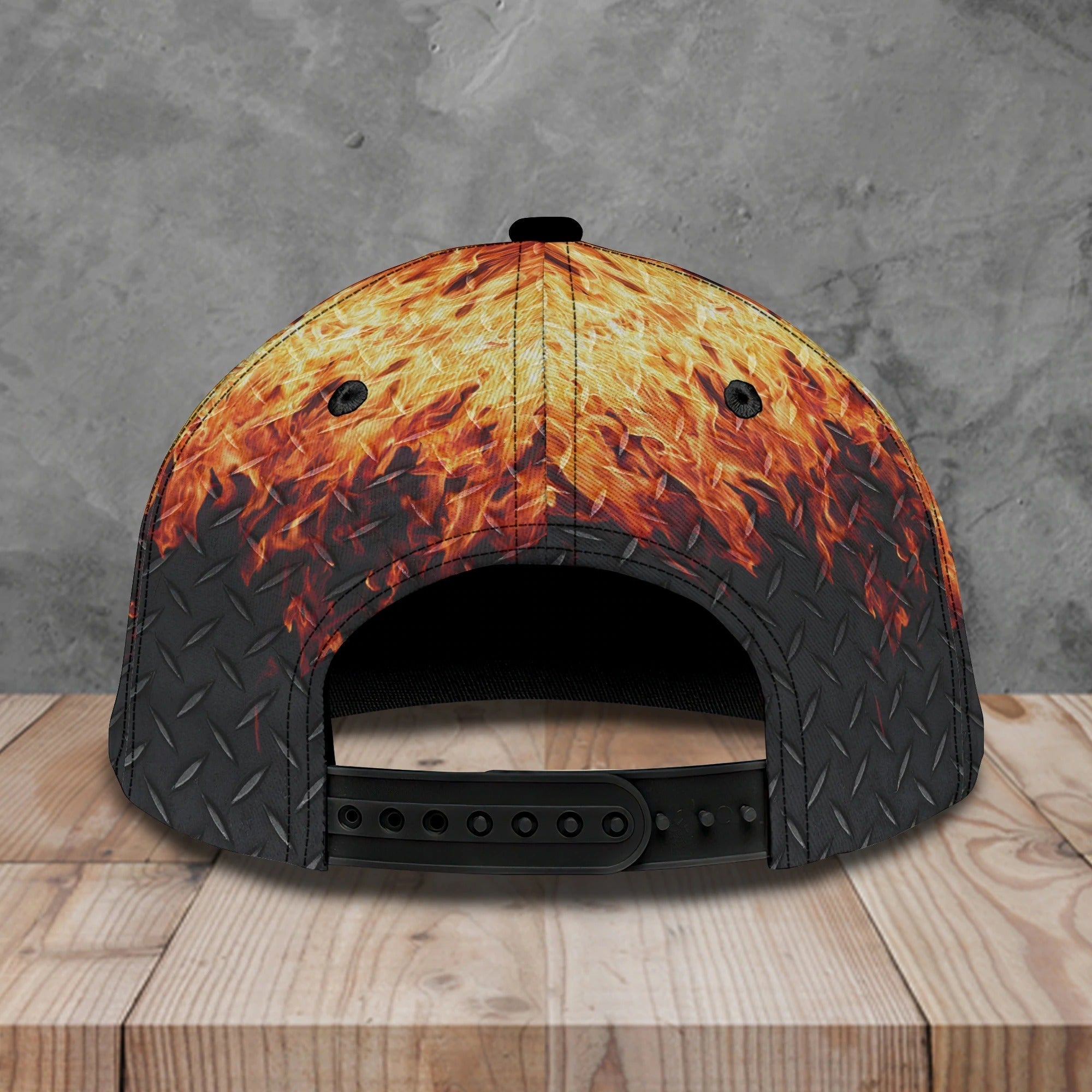 Custom With Name Fire Man Baseball Cap/ Classic 3D Full Print Hat Cap For Firefighters