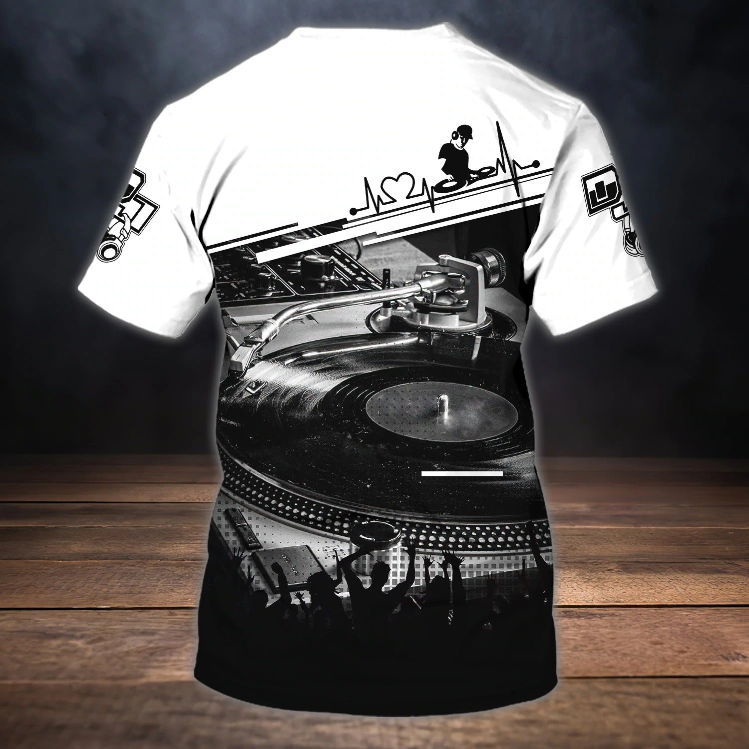 Skull Dj 3D Full Print Shirt/ To My Boy Friend Dj Musican Gifts/ Dj 3D All Over Print Tee Shirt/ Dj On Shirts