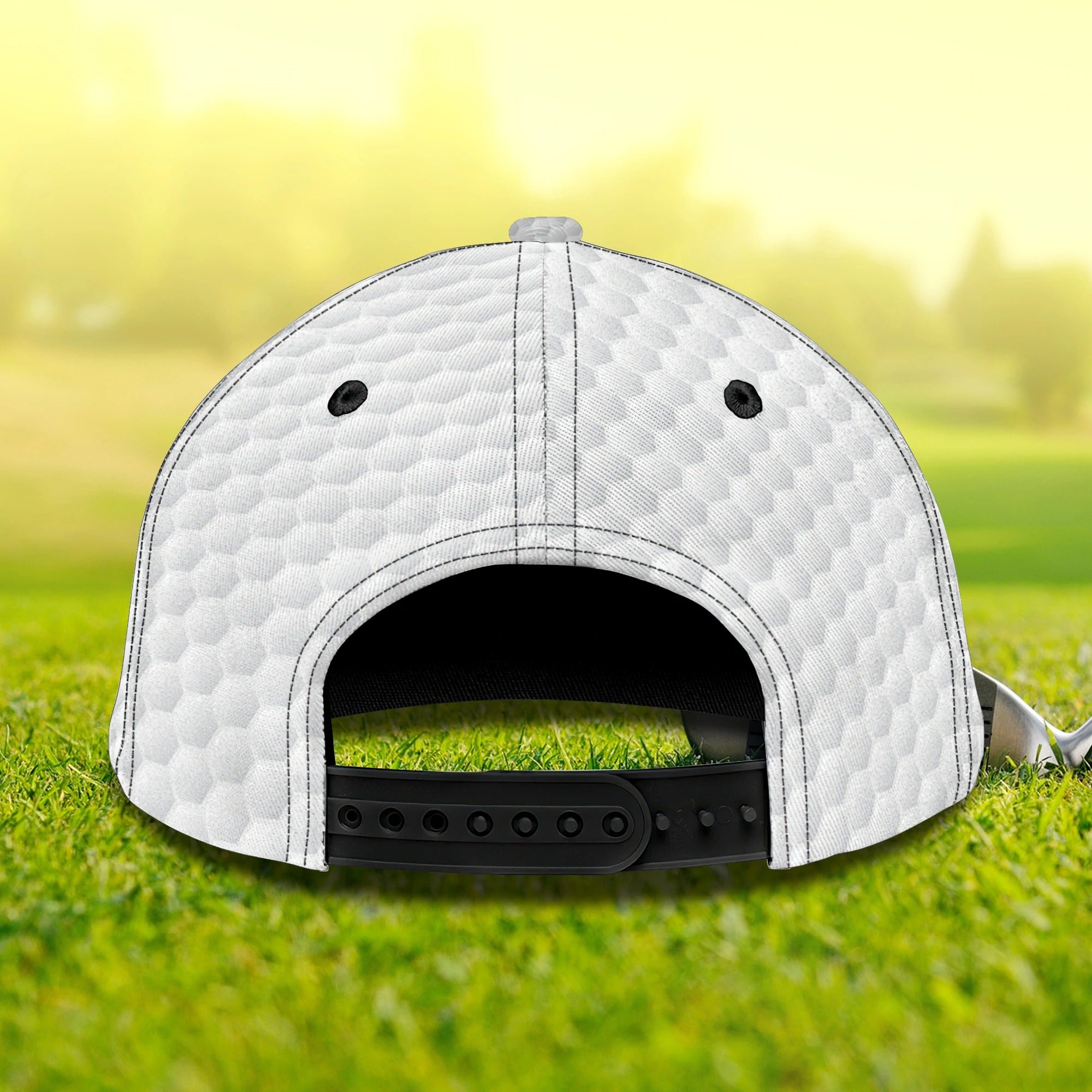 Customized White Green Golf Cap Hat For Girl/ Queen Of The Green Cap Golfer Gift/ Golfer Gifts