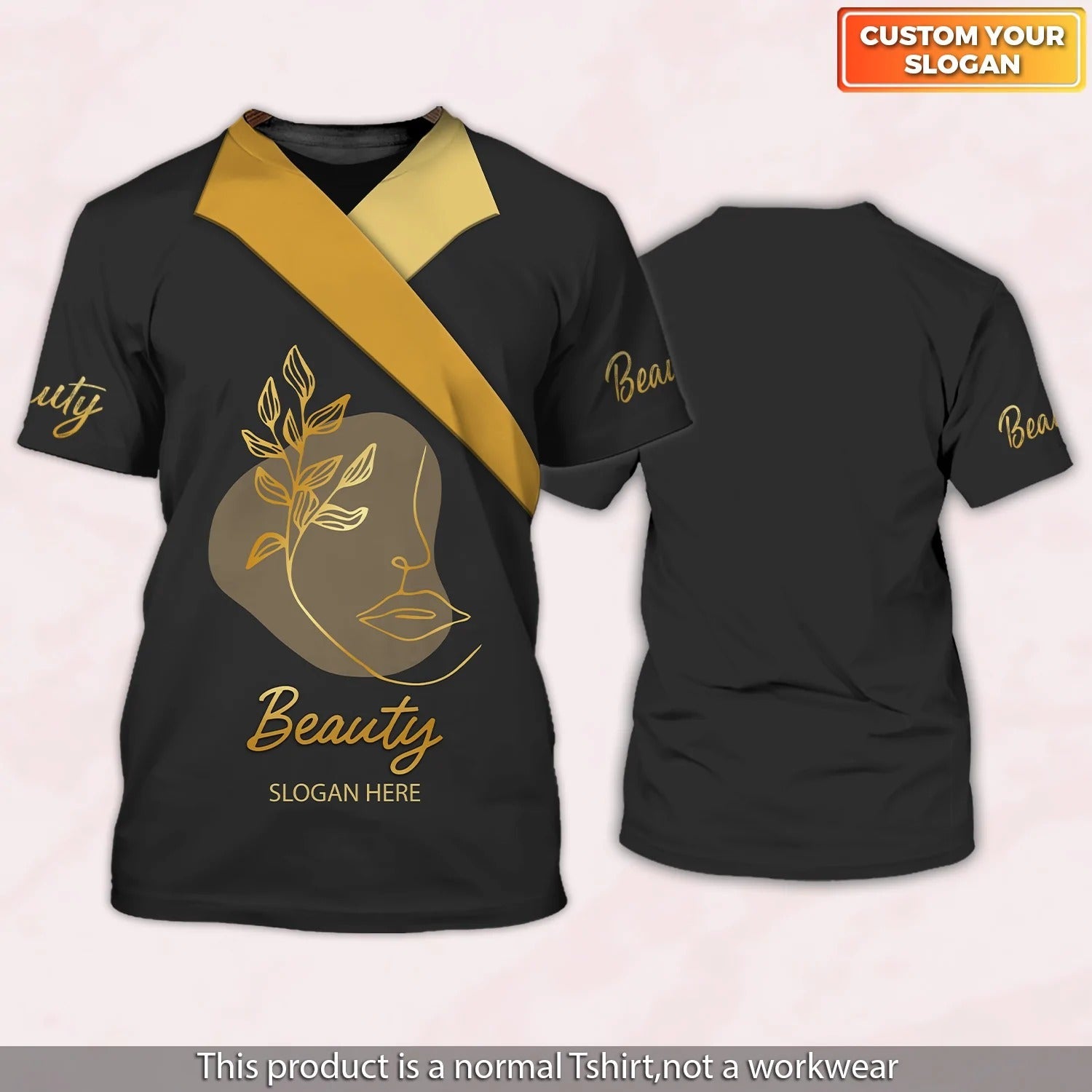 Beauty Consultant Personalized Your Slogan 3D T-shirt