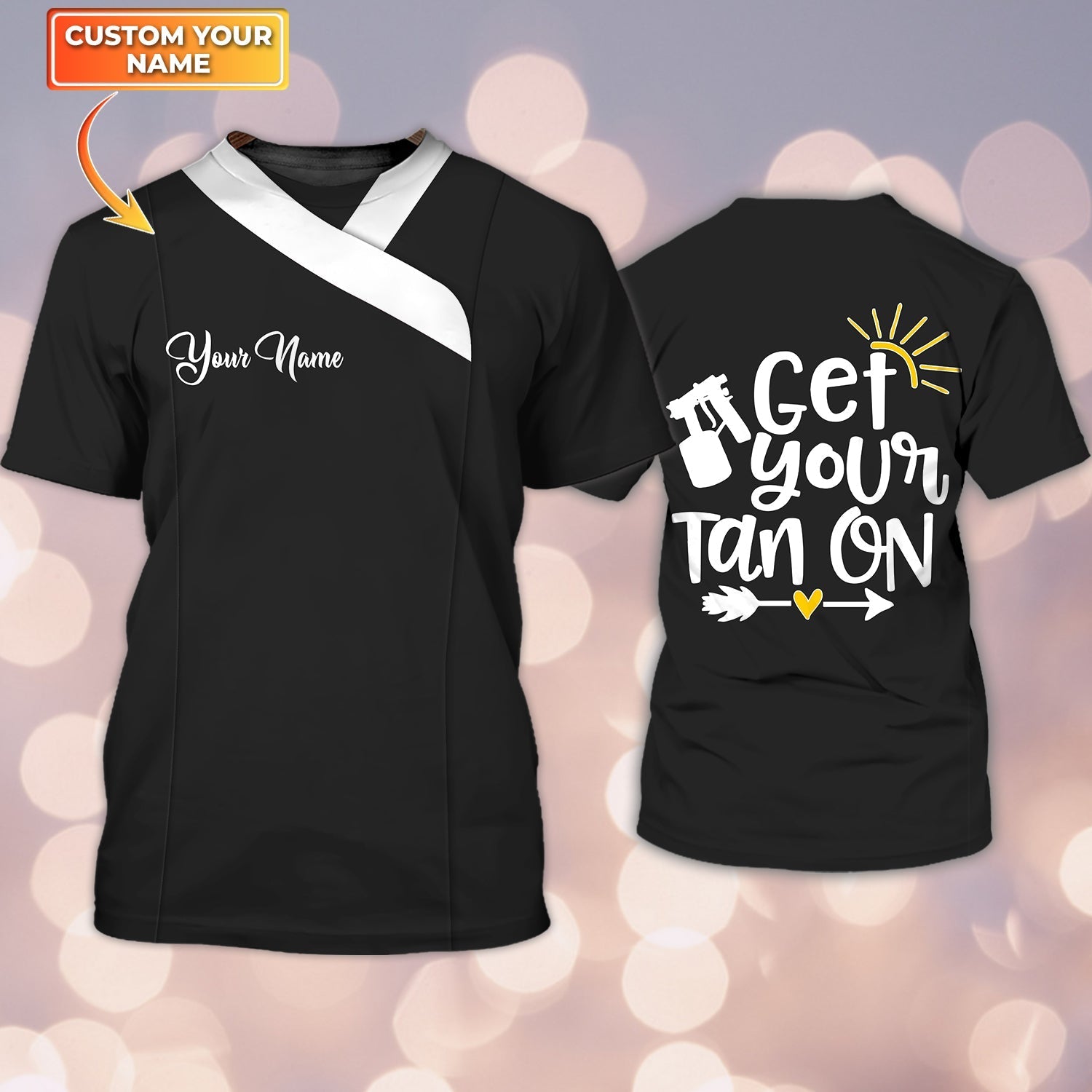 Get Your Tan On Personalized 3D Tshirt Tad