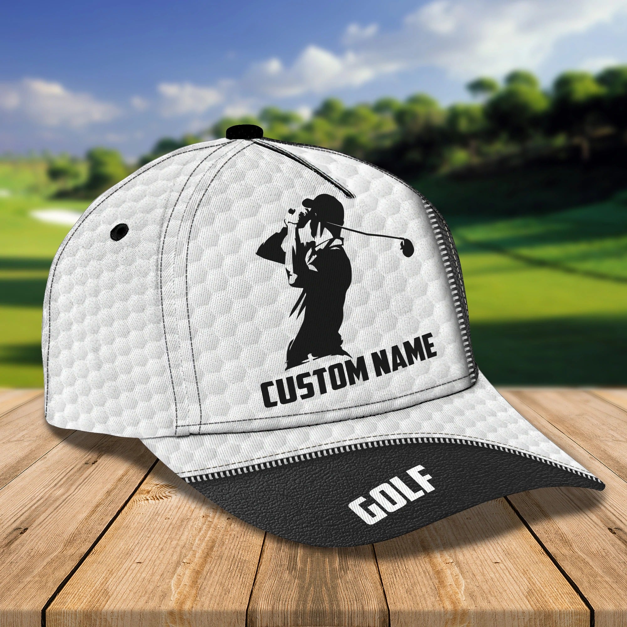 Customized 3D All Over Print Classic Cap For Golf Mens/ Dad Golf Cap Hat/ Christmas Gift For Golf Lover