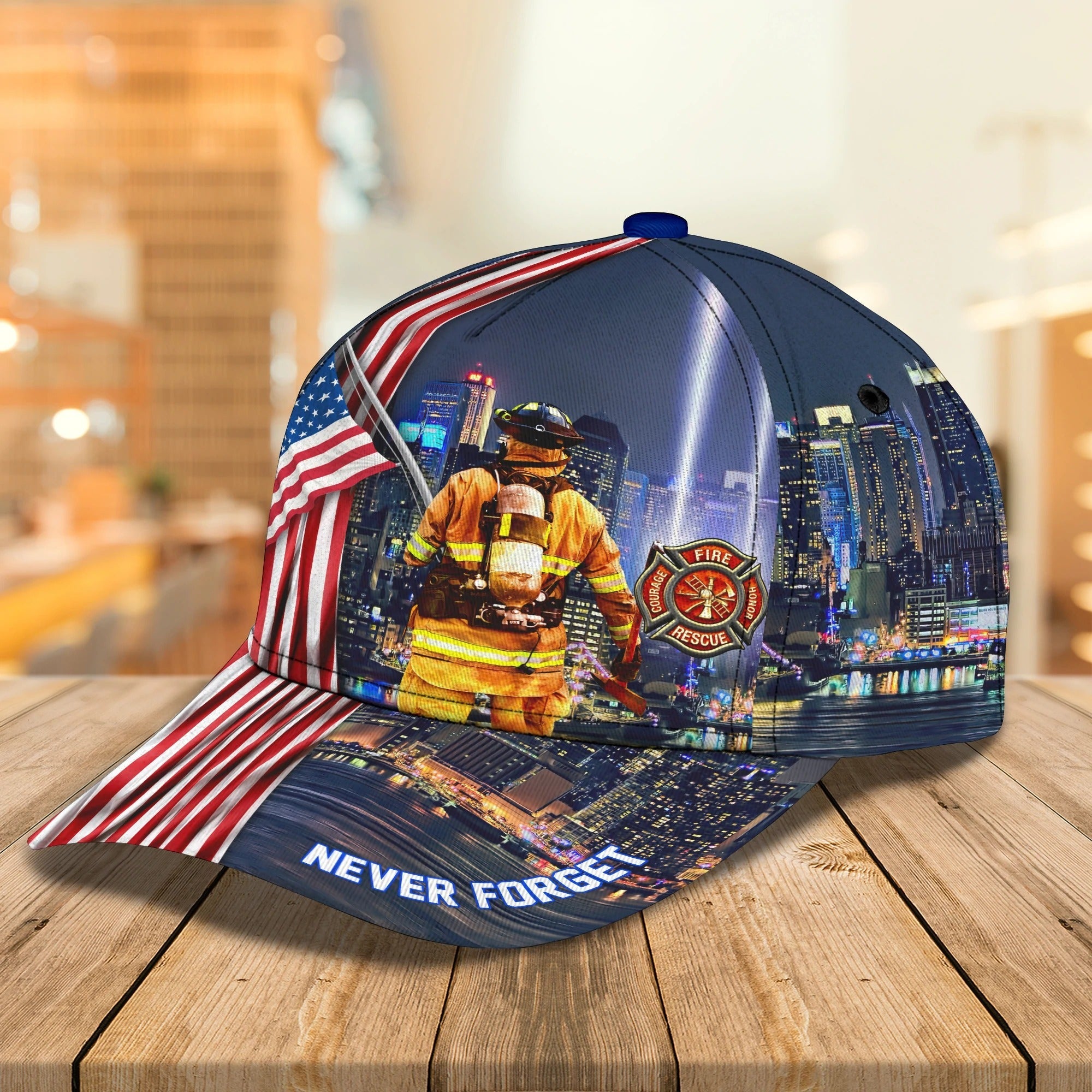 Personalized Classic Cap Firefighter Eagle For Men And Woman/ Baseball 3D Firefighter Cap Hat