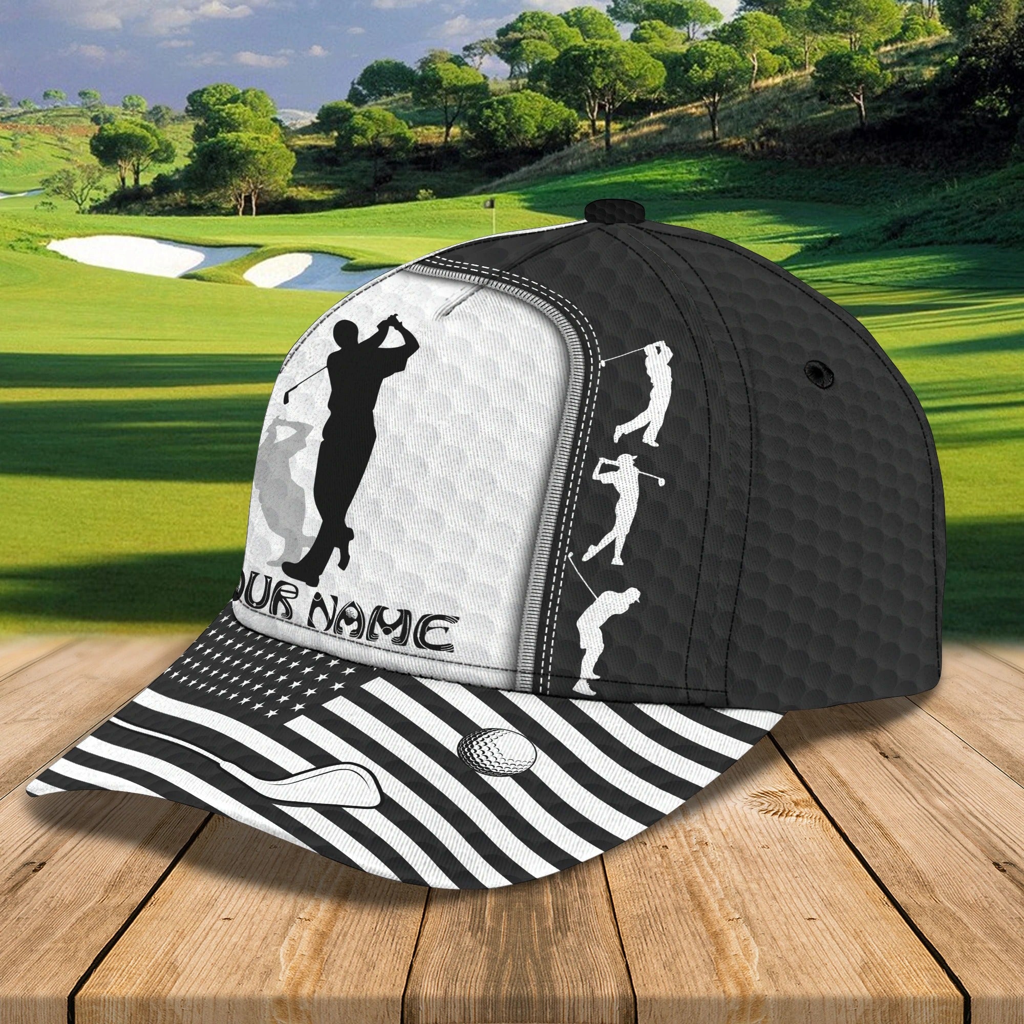 Custom 3D All Over Print Caps For Dad Golfer/ Father Day Gift For Golfer/ Golf Dad Gifts/ Golf Daddy