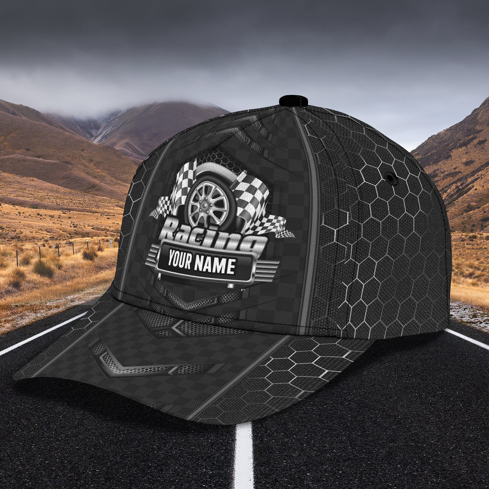 Customized 3D Full Printed Racing Cap Hat/ Racing Hat/ Racing Cap For Racer