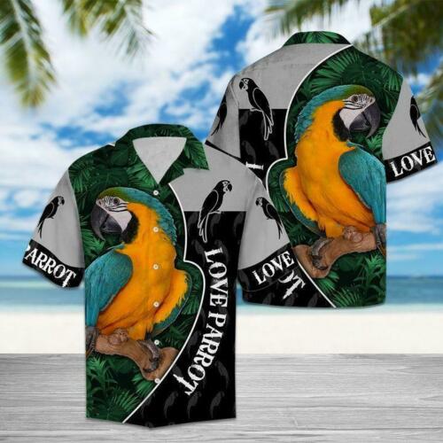 New Native Lovely Parrot Hawaiian 3D Hawaii Shirt Aloha
