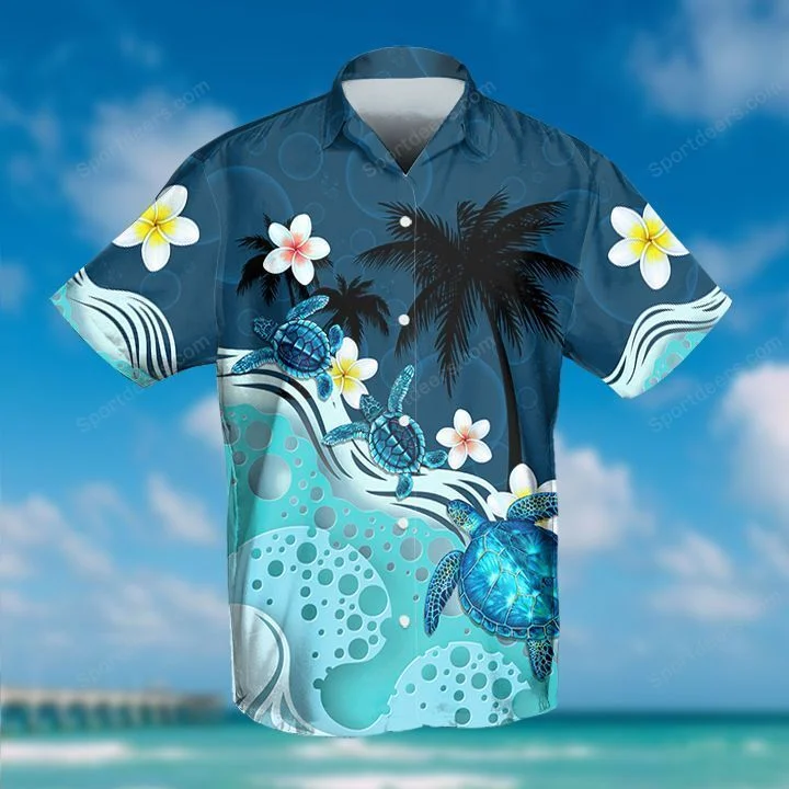 Ocean - Turtle Hawaiian Shirt/ Summer gift/ Hawaiian Shirts for Men/ Aloha Beach Shirt