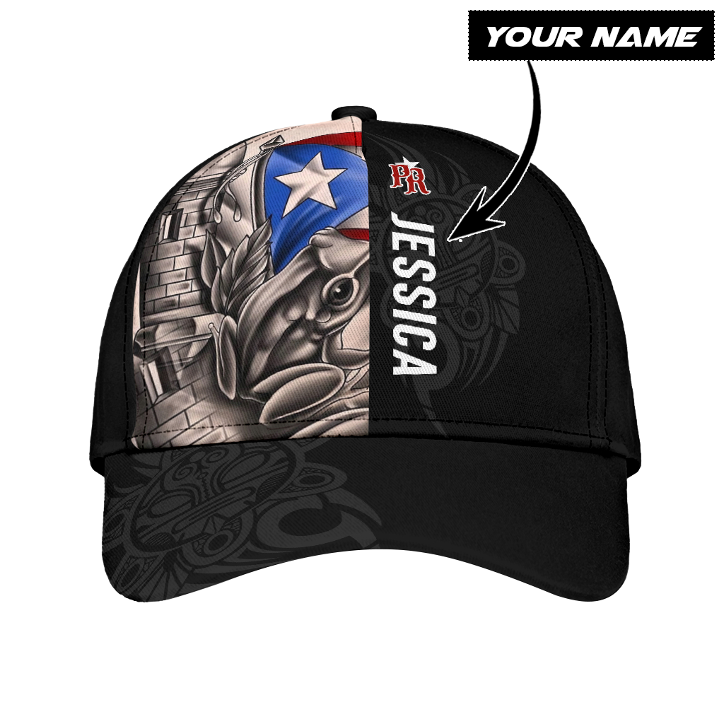 Personalized 3D full printed Puerto Rico Cap Hat/ Puerto Rico Hats