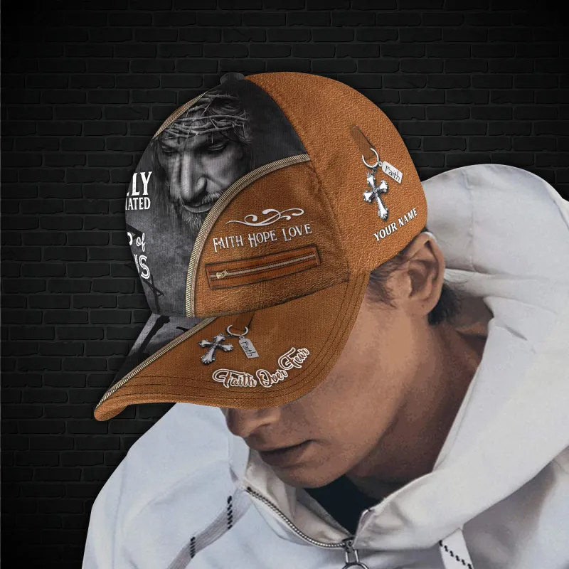 Fully Vaccinated By The Blood Of Jesus 3D Full Print Baseball Cap Hat/ Faith Over Fear Classic Cap Hat