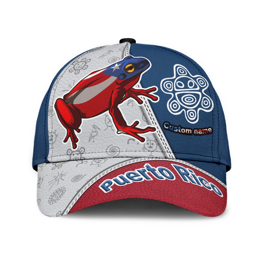 Puerto Rico Cap/ Custom Name Puerto Rican Hat For Adults