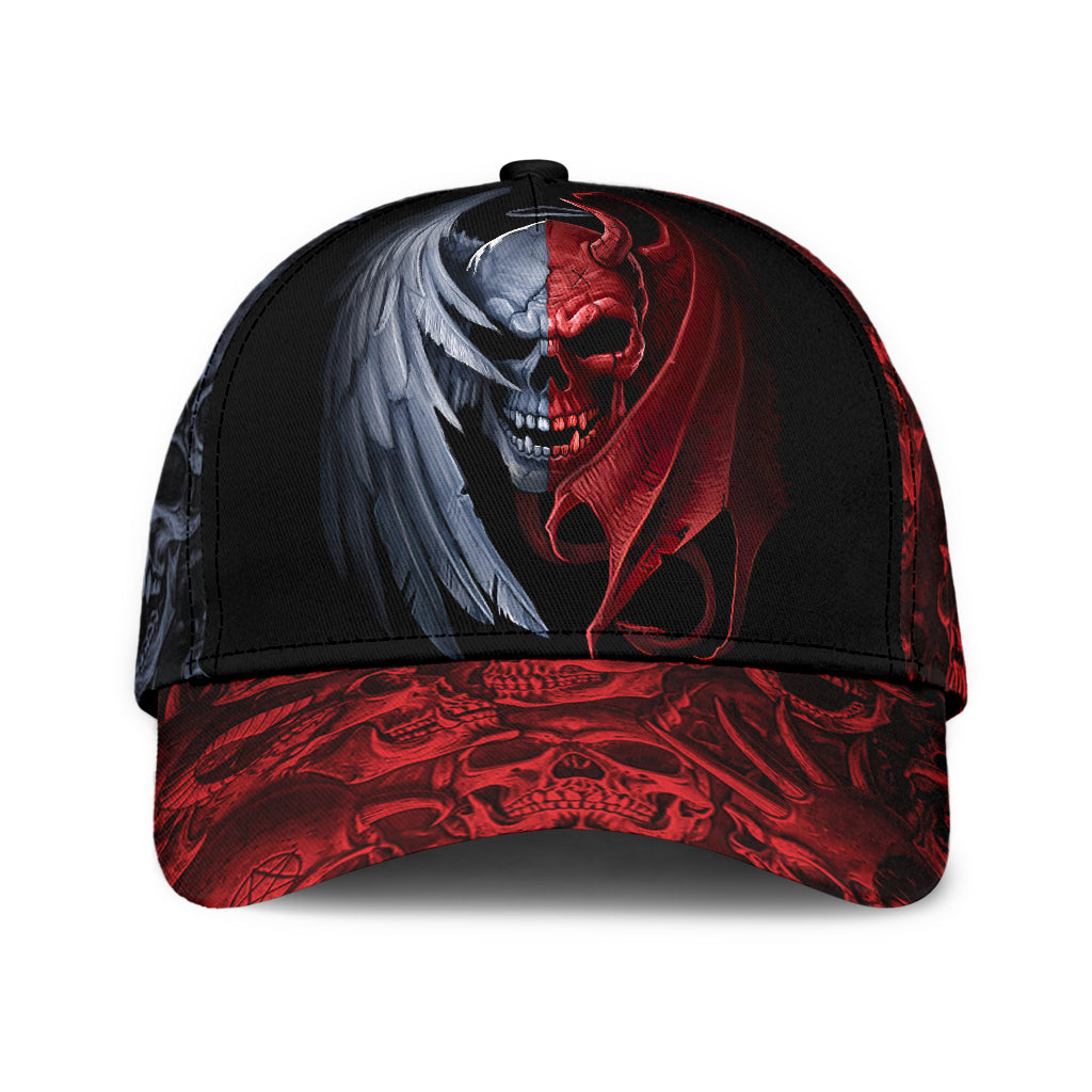 Gentle And Evil Skull Classic Cap Devil Baseball Cap Hat