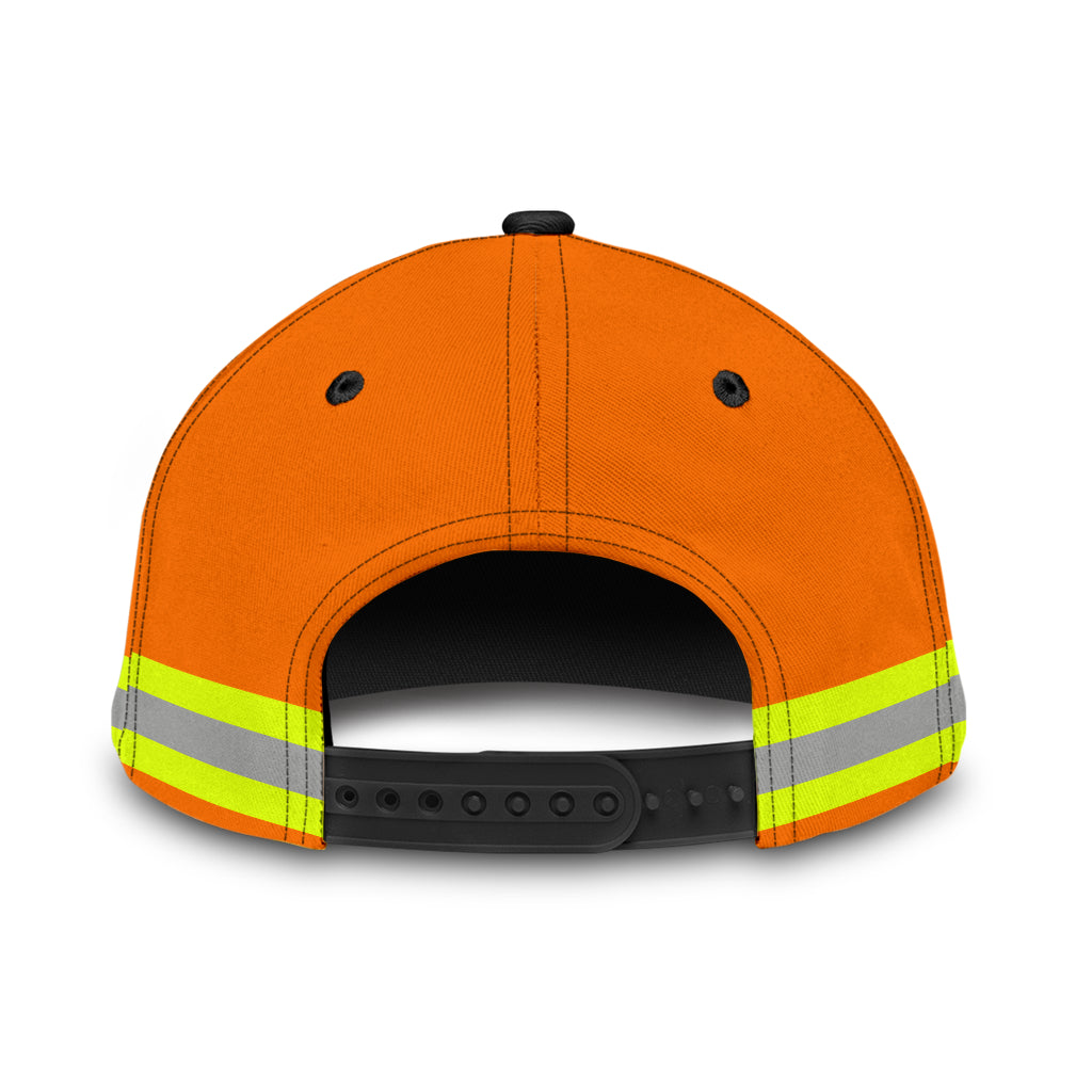 Customized With Name A Concrete Finisher Safety 3D Fuill Printed Classic Cap Hat/ Gift For Concreter Husband