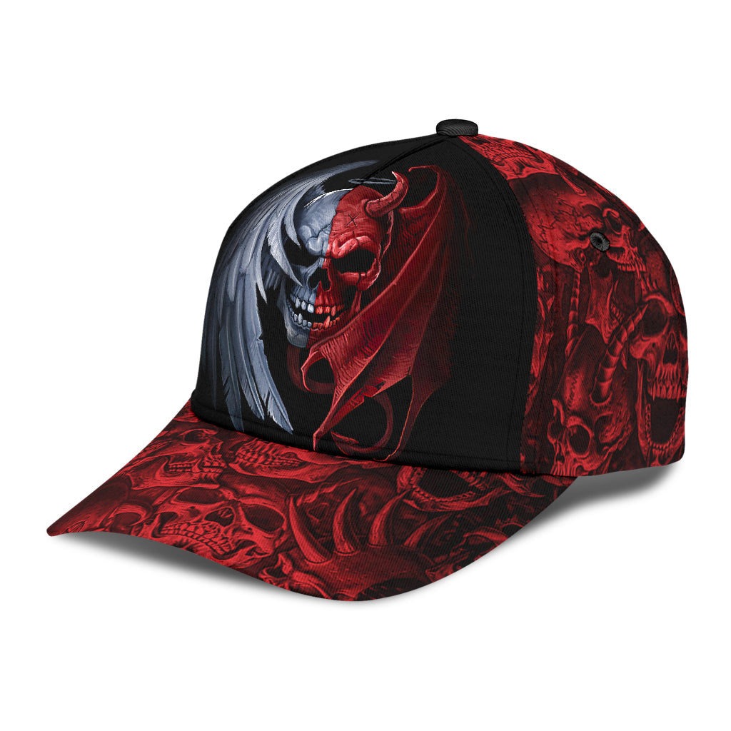 Gentle And Evil Skull Classic Cap Devil Baseball Cap Hat