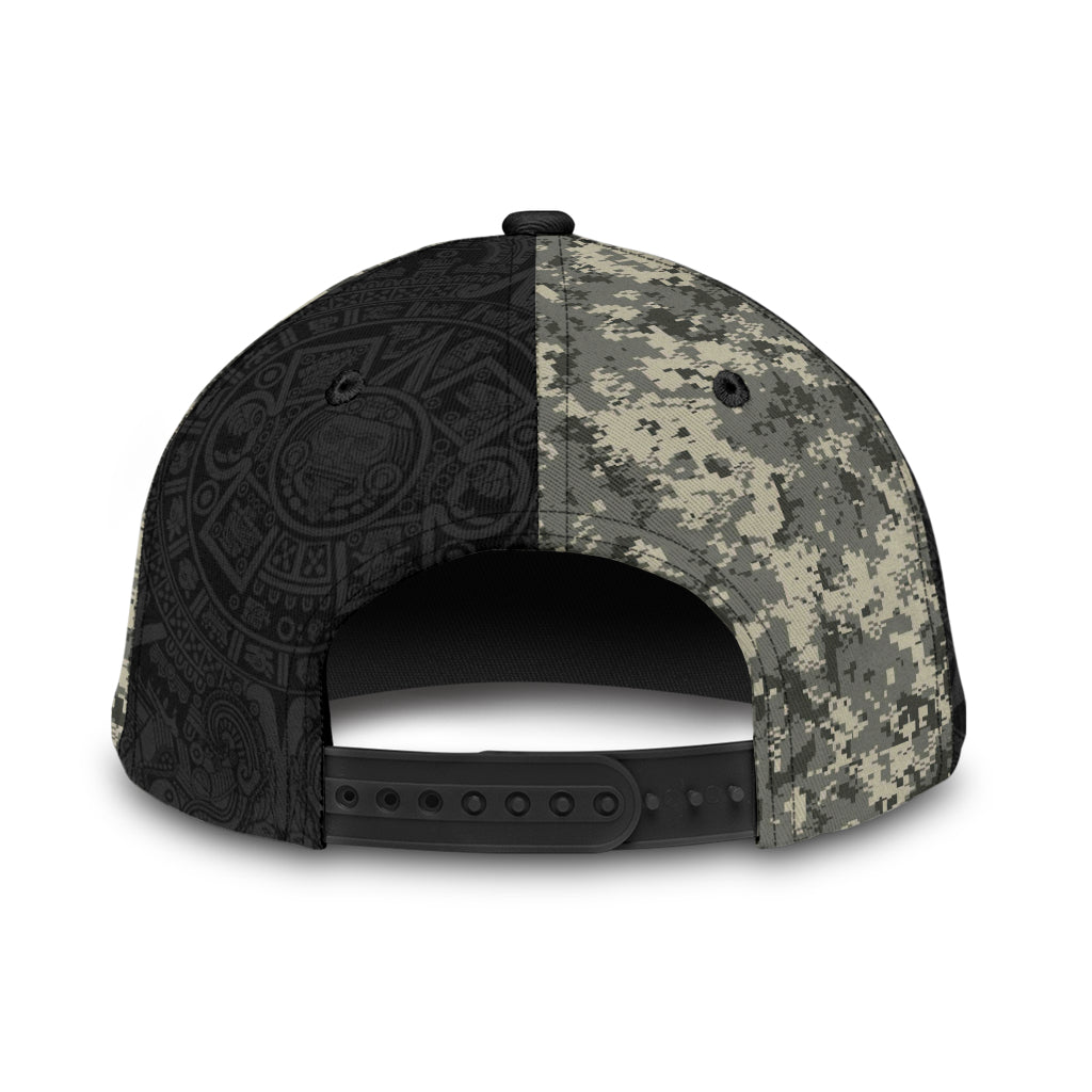 Mexico Aztec Pattern Camo 3D Classic Cap/ Baseball Aztec Cap Hat/ Mexico Hat For Summer/ Aztec Gift