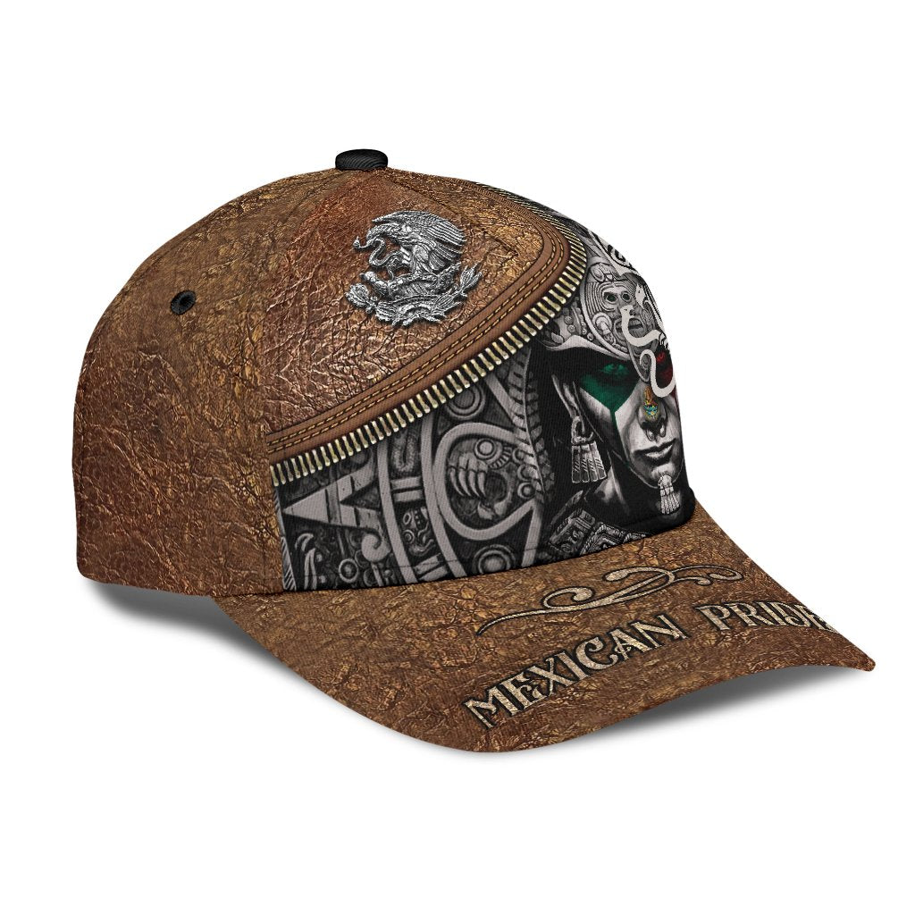 3D All Over Printed Mexican Pride Baseball Cap Hat/ Classic Mexican Aztec Hat Cap/ Summer Baseball Aztec Cap