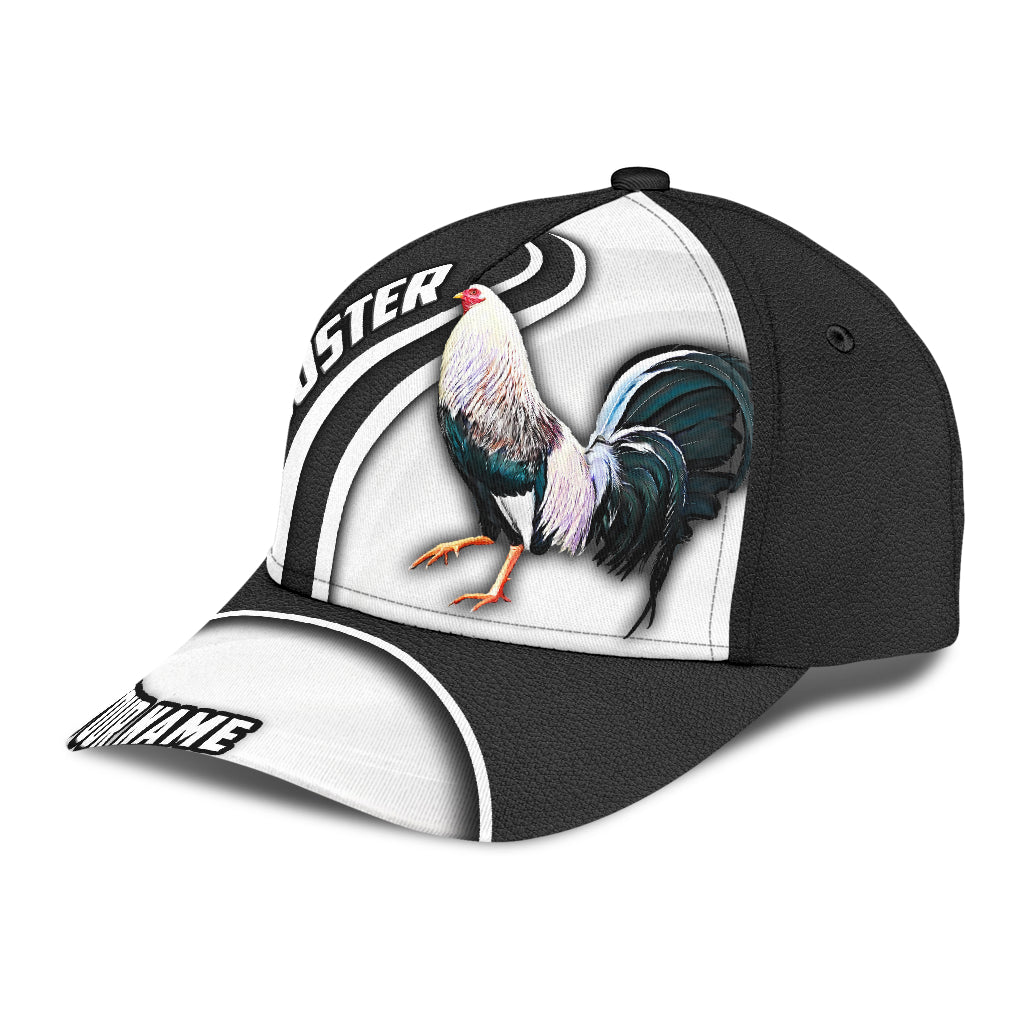 Personalized Name 3D Full Printed Mexican Rooster Cap Hat/ Mexico Chicken Baseball Cap Hat