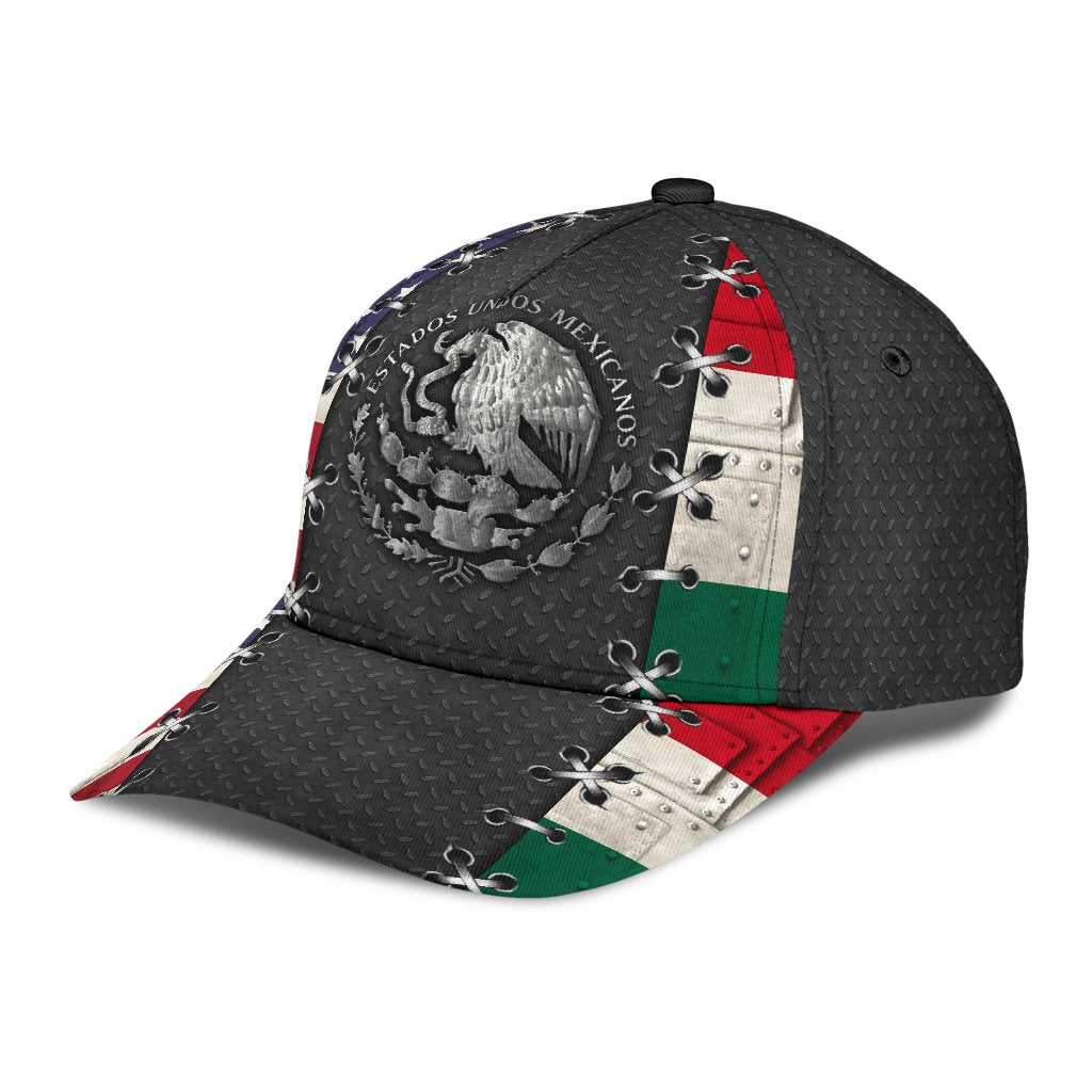 Mexican-American Full Printed Classic Cap Baseball Mexico-Usa Hat