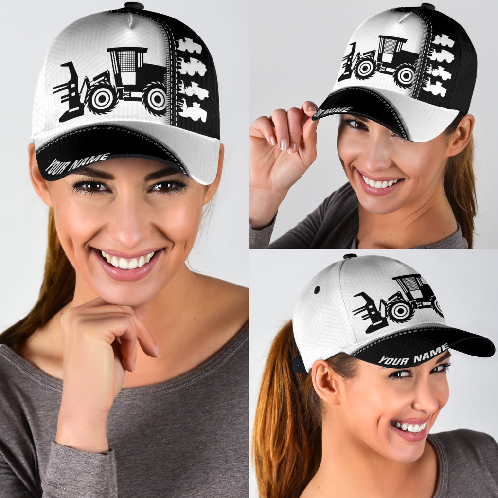 Personalized Wheel Feller Buncher Baseball Cap Hat For Men And Women/ Wheel Feller Buncher Hat Cap