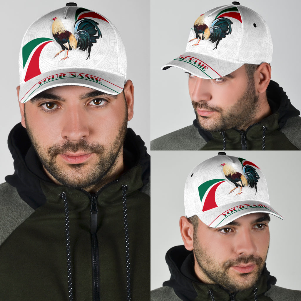 Personalized Rooster Line 3D Printed Baseball Classic Cap Hat For Men And Women Chicken Lovers