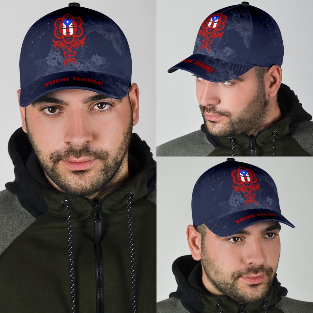 Puerto Rico Hats/ Custom Puerto Rican cap hat for Men and Women