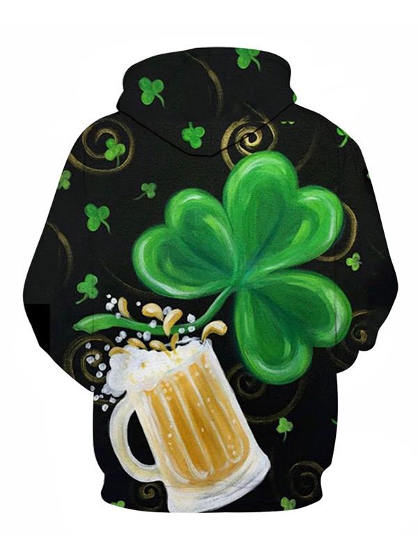 Irish Clover Hoodie St. Patrick
