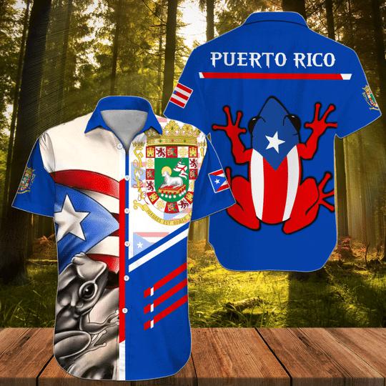 Puerto Rico Hawaiian Shirt For Men & Women