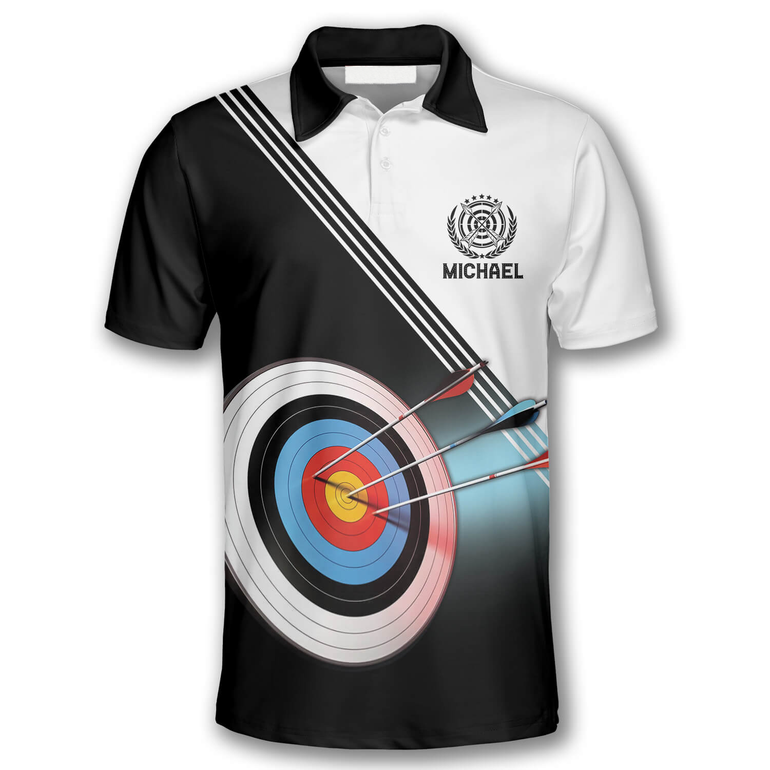 Archery Practice Makes Perfect Custom Archery Shirts For Men/ Uniform for Team Archery