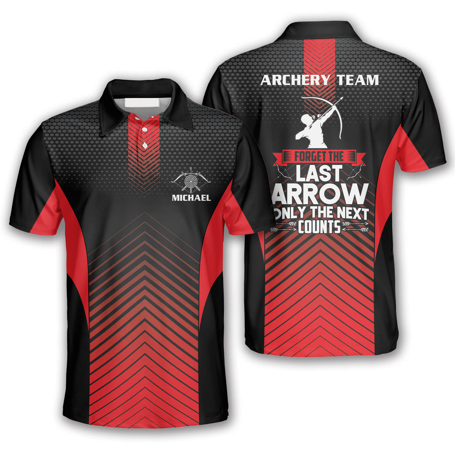 Archery Red Last Arrows Custom Archery Shirts For Men/ Idea Gift for Team Archery