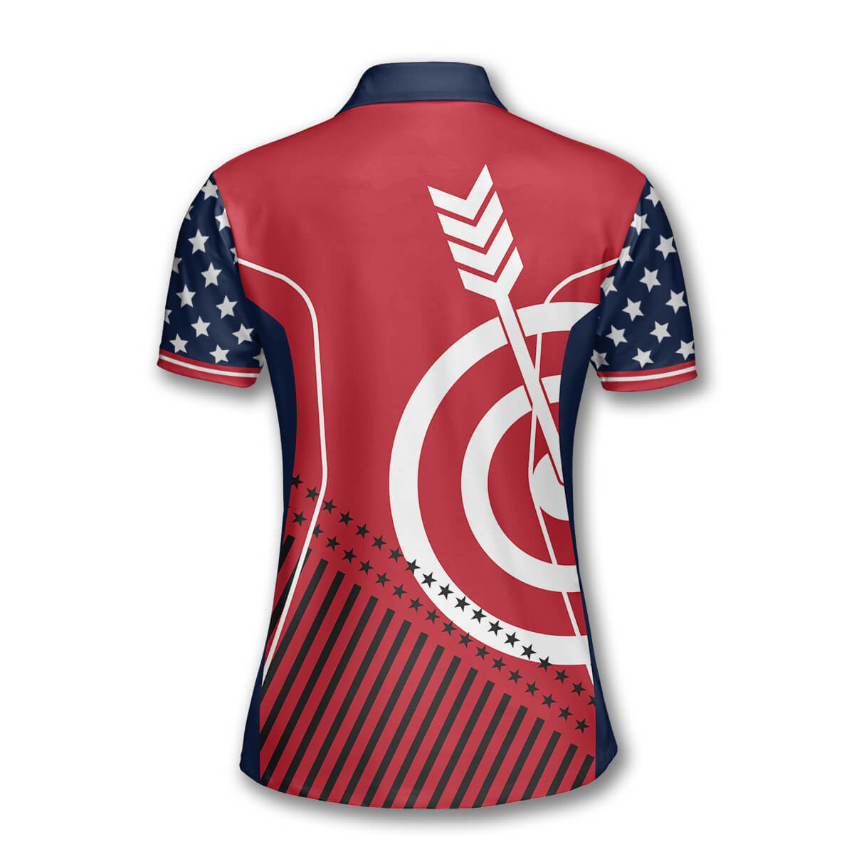 3D All Over Print Patriotic American Flag Custom Archery Shirts for Women/ Gift for Her