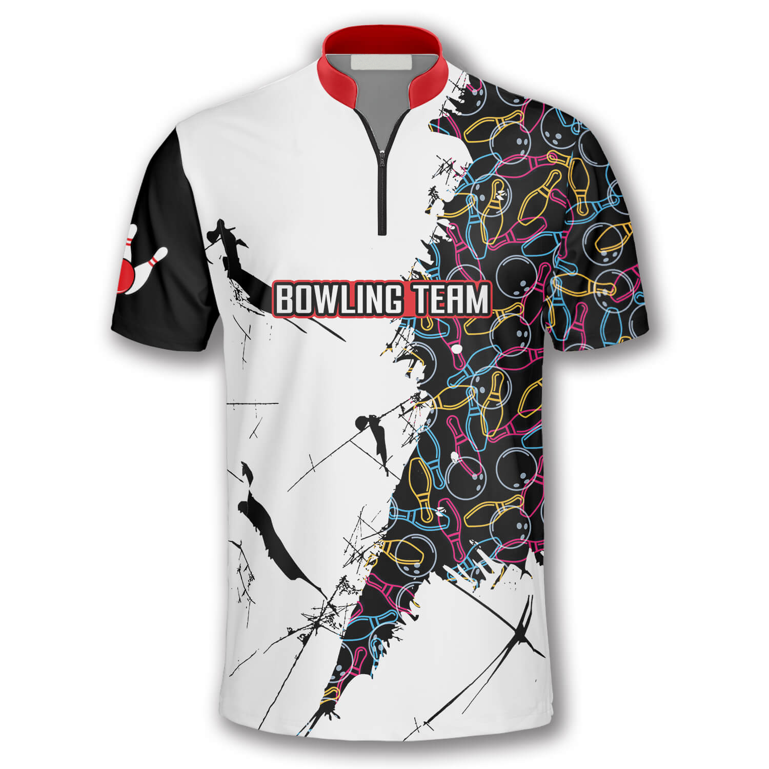 Bowling Force Custom Bowling Jerseys for Men/ 3D All Over Print Bowling Shirt/ Gift for Him