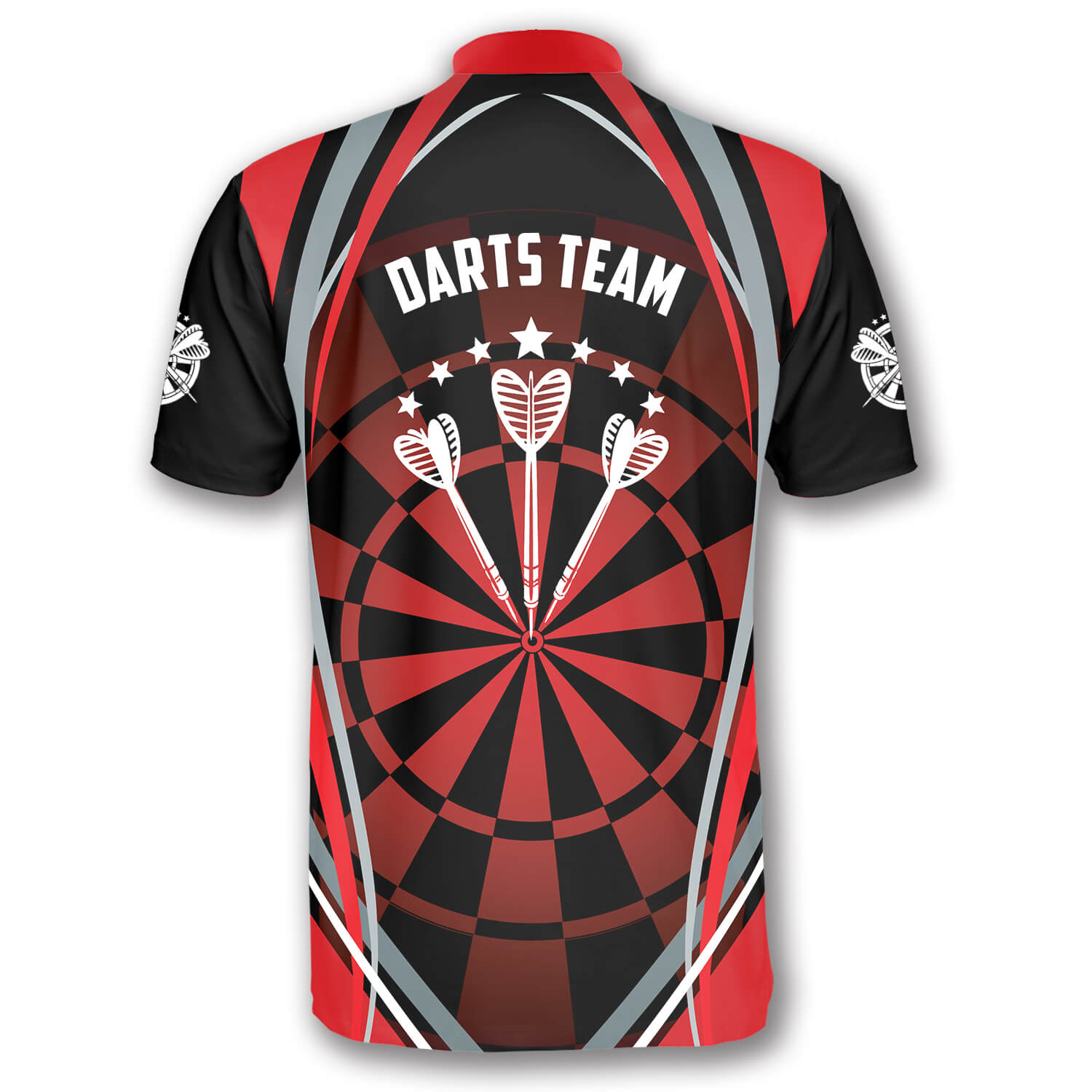 Dart Board Red Black Custom Darts Jerseys for Men/ Personalized Dart Jersey Shirt/ Dart Shirt