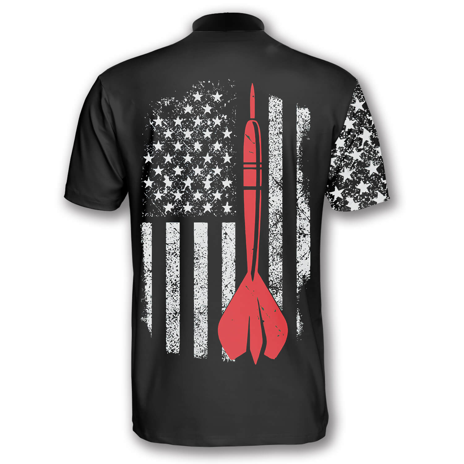 Punisher Skull Flag Custom Darts Jerseys for Men/ Perfect Gift for Dart Player/ Skull Dart Shirt
