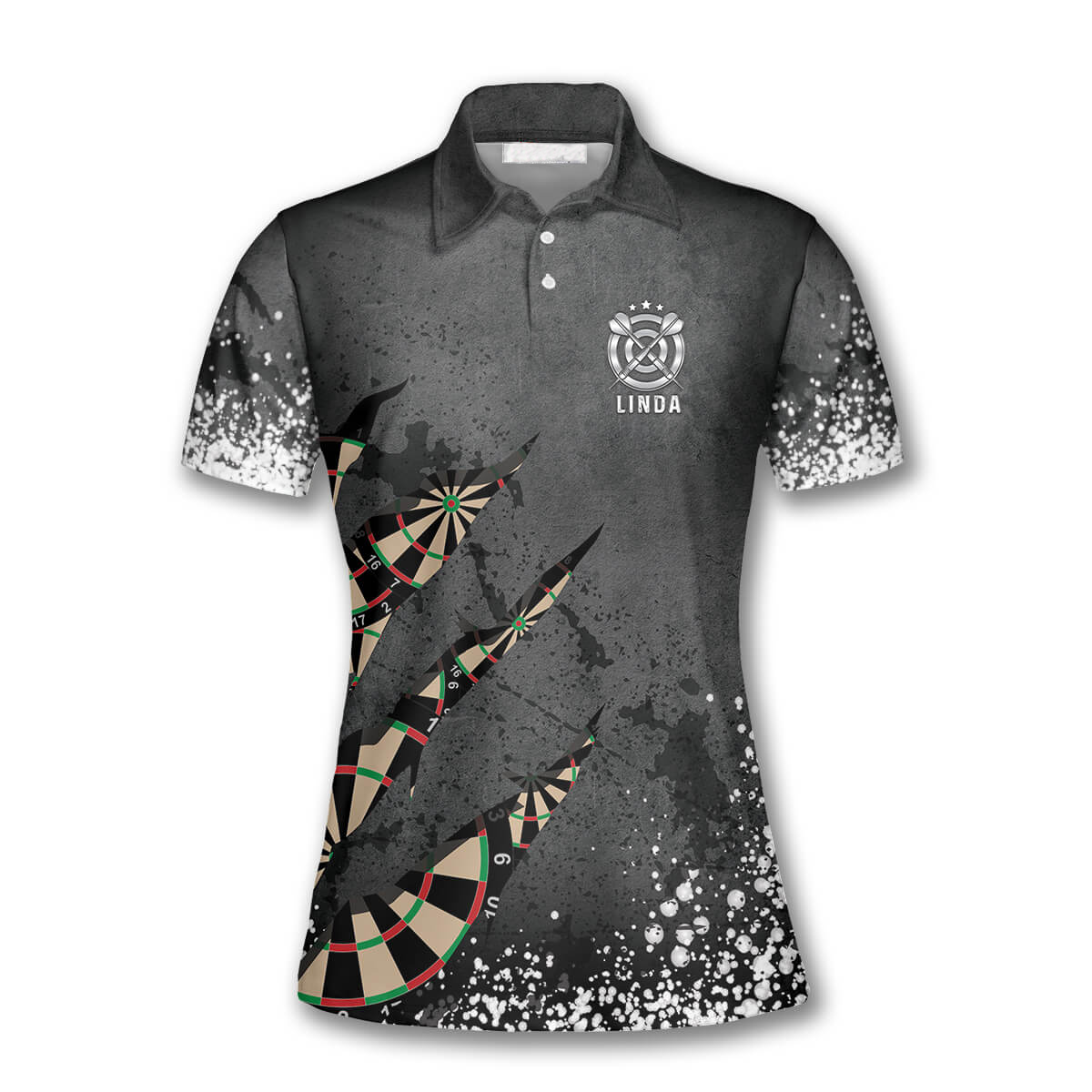 Darts Paint Splash Custom Darts Shirts for Women/ Dart Player Shirt