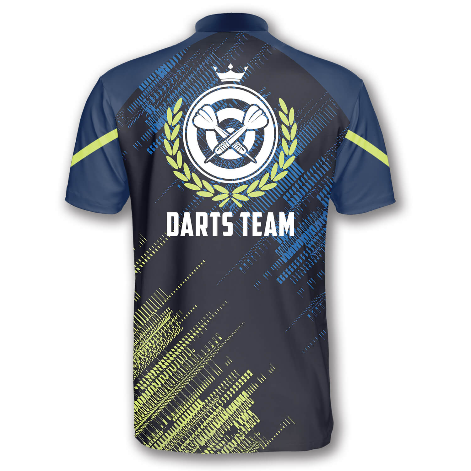 Green Blue Sports Style Custom Darts Jerseys for Men/ Idea Gift for Uniform Team Dart Shirt