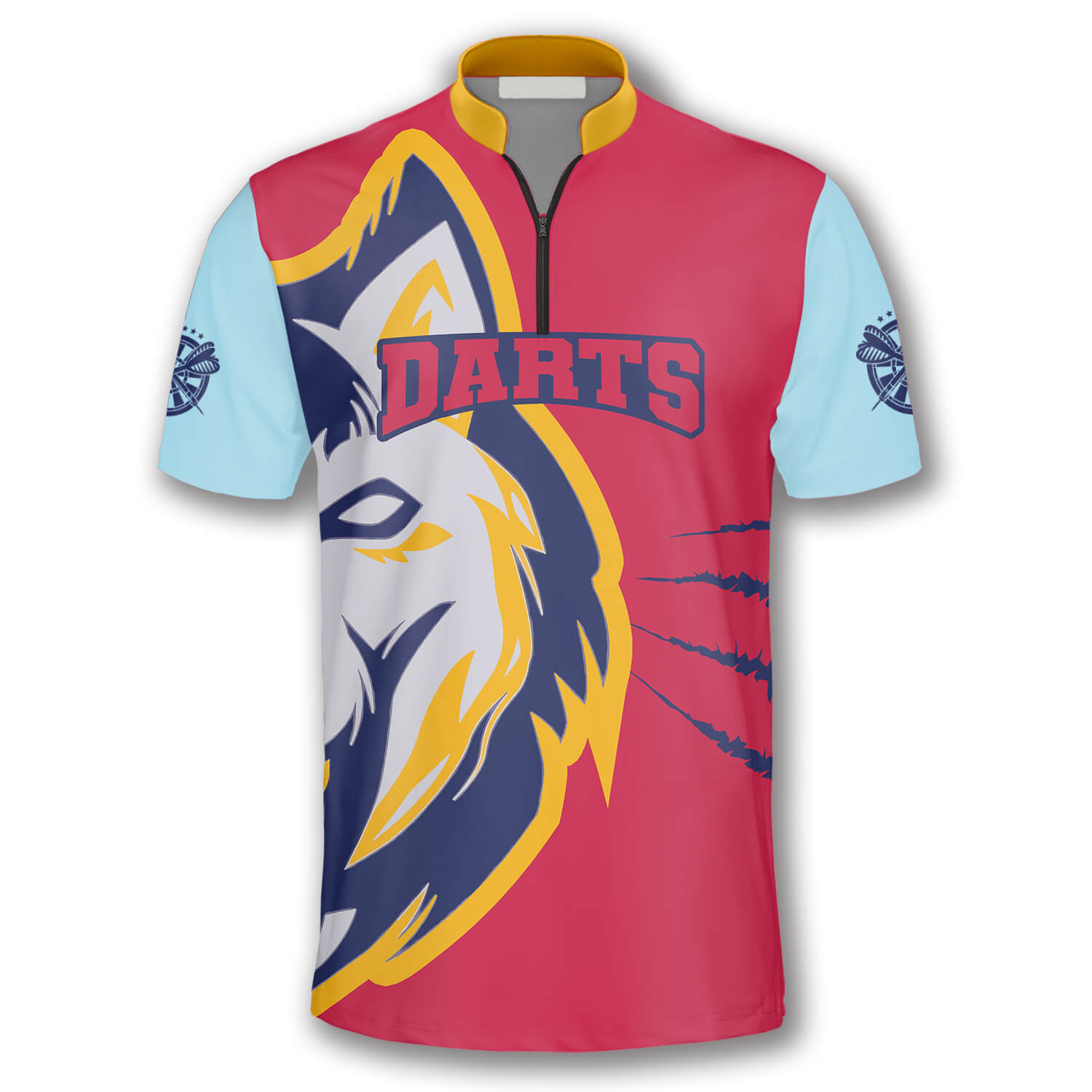 3D All Over Print Darts Wolf Custom Darts Jerseys for Men/ Dart Color Shirt/ Wolf Shirt