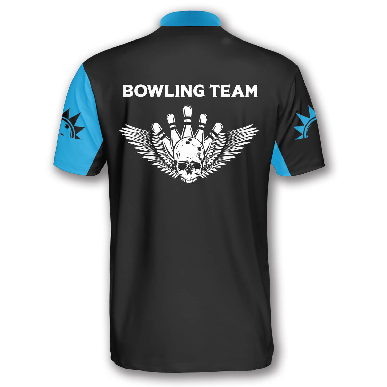 Skull Strike King Custom Bowling Jerseys for Men/ Bowling Skull Wing Shirt/ Skull Shirt