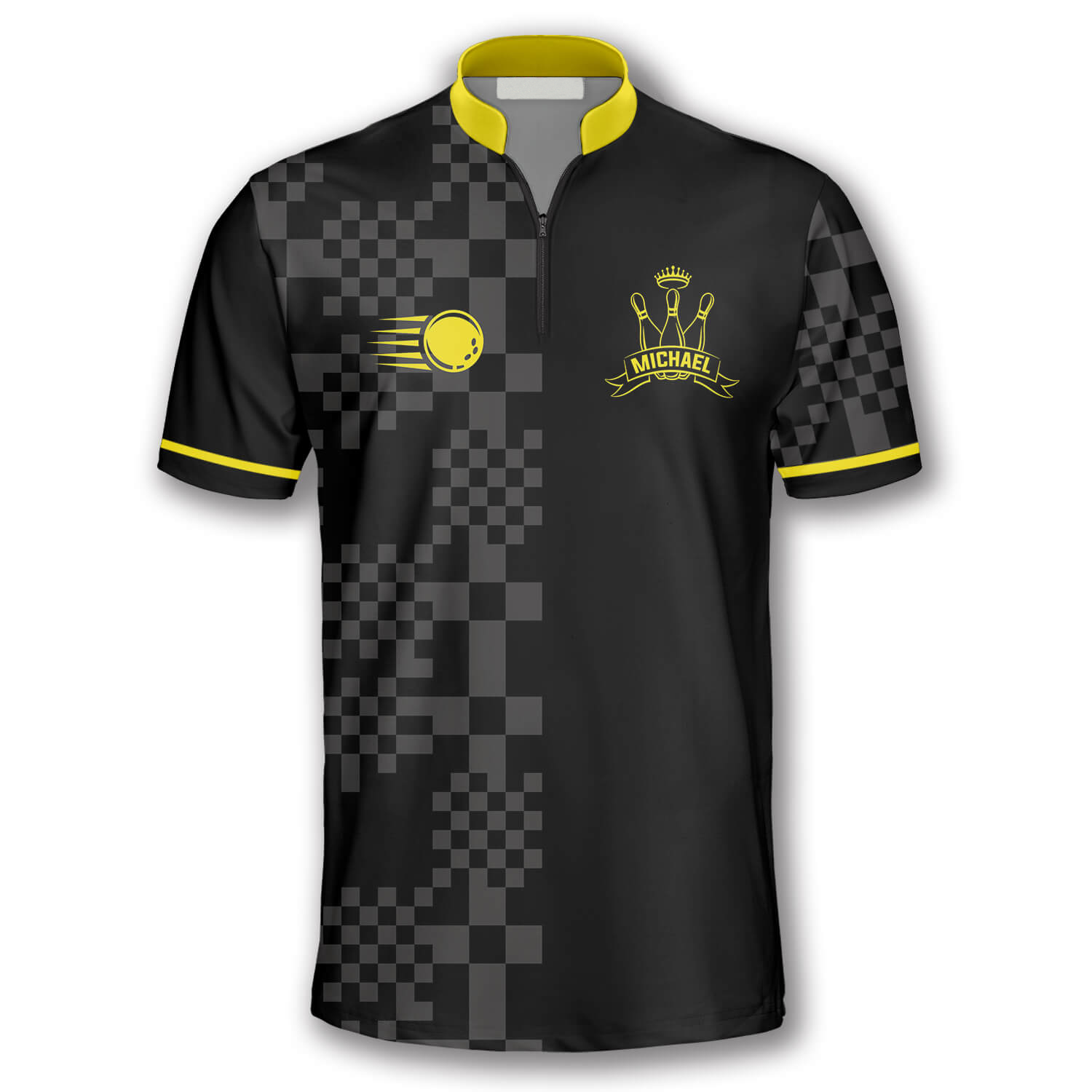 Sporty Abstract Pattern Custom Bowling Jerseys for Men/ 3D All Over Print Bowling Shirt/ Bowling Team Shirt