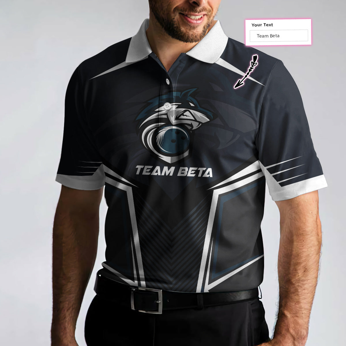 Personalized Bowling Team Custom Polo Shirt/ Personalized Bowling Shirt For Team With Name/ Bowling Gift Idea Coolspod