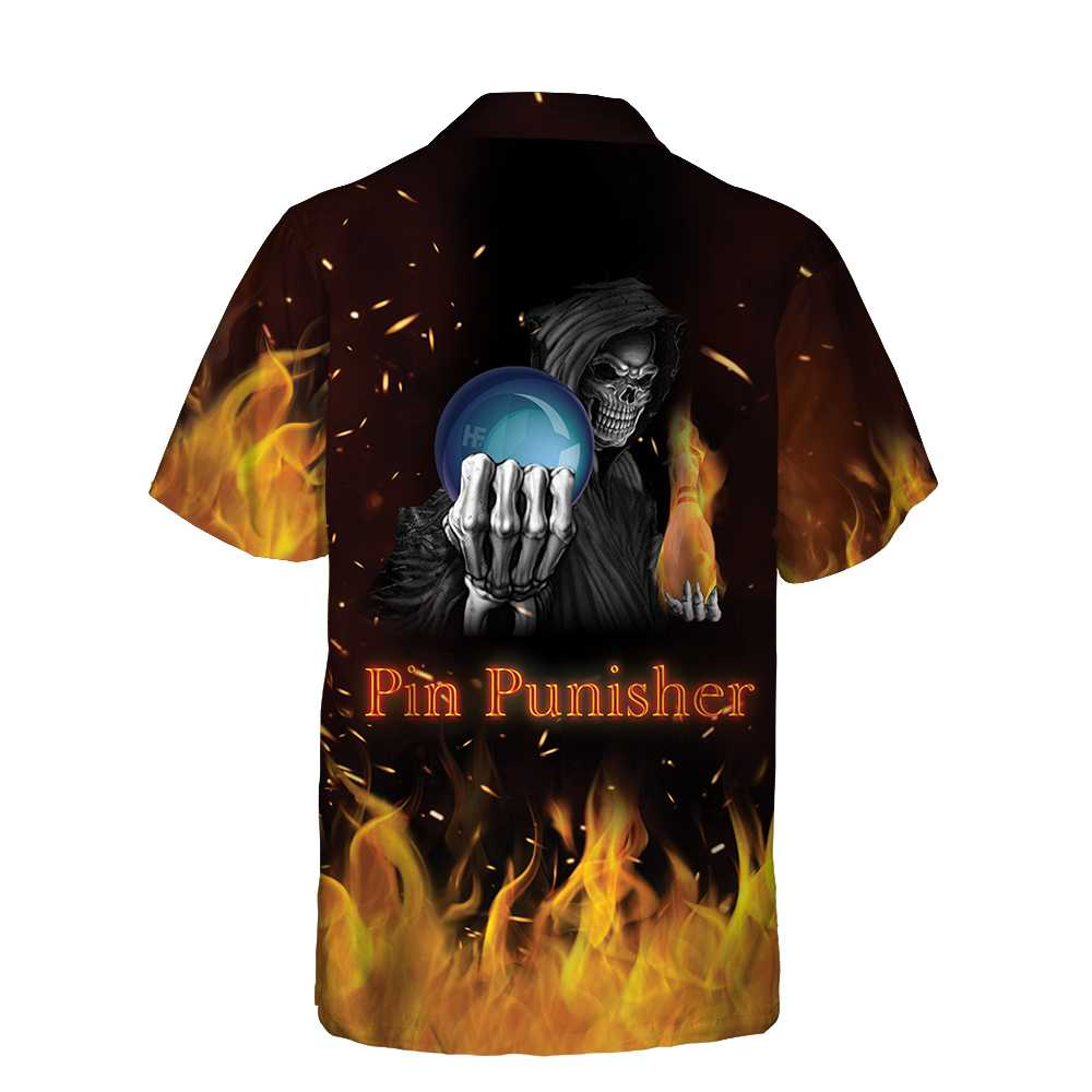 Pin Punisher Bowling Custom Hawaiian Shirt/ Personalized Bowling Shirt For Men & Women