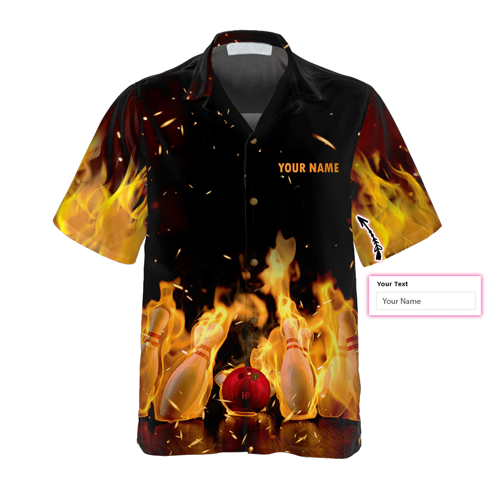 Pin Punisher Bowling Custom Hawaiian Shirt/ Personalized Bowling Shirt For Men & Women