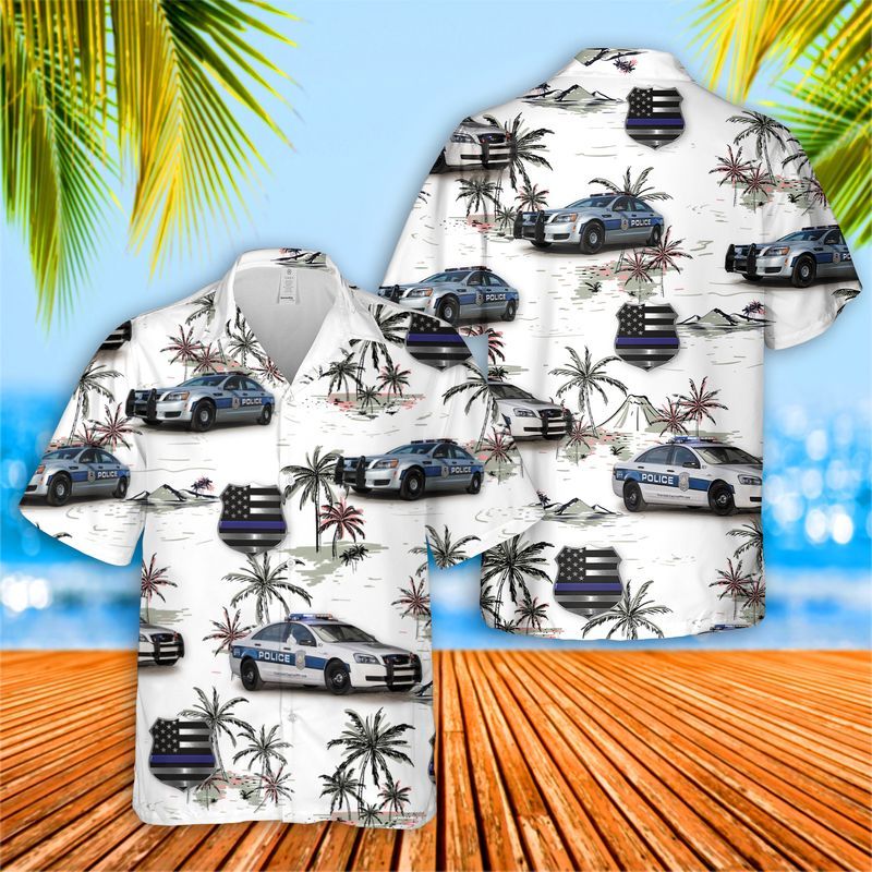 Police Hawaiian Shirt/ Police Hawaii shirt/ Gift for Police