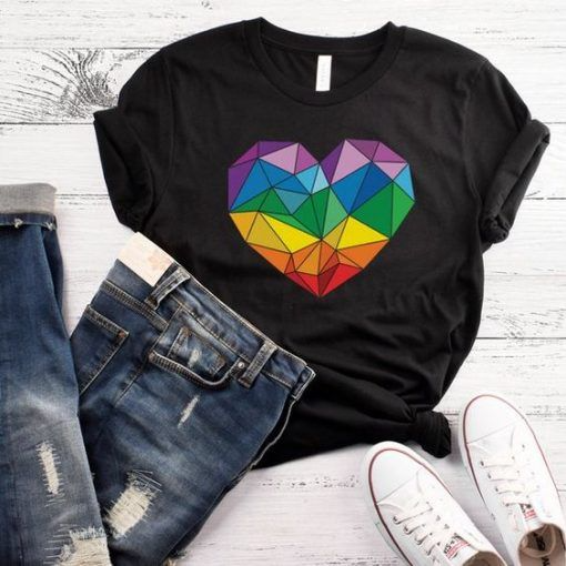 Poly Pride Polyamory T-Shirt/ T Shirt Pride Month/ Lesbian Shirt