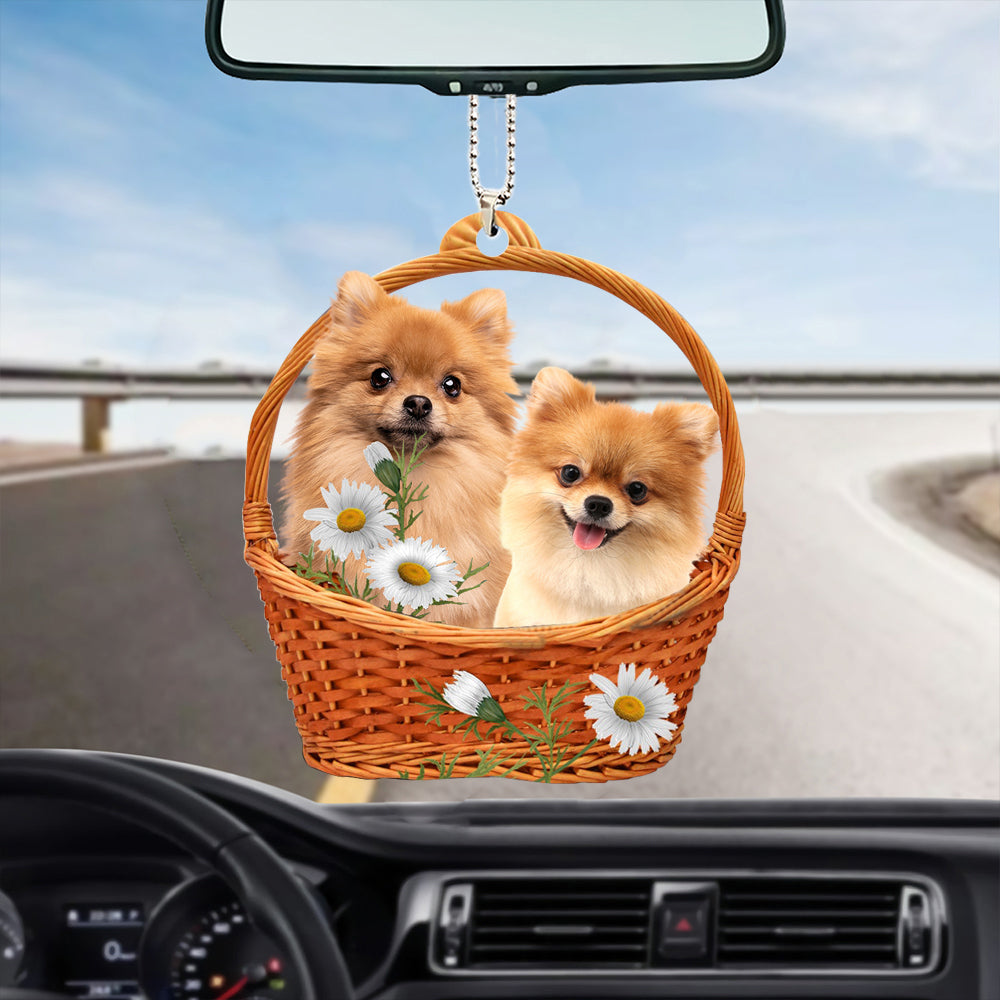 Cool Pomeranian Ornaments God''S Present Car Hanging Ornament