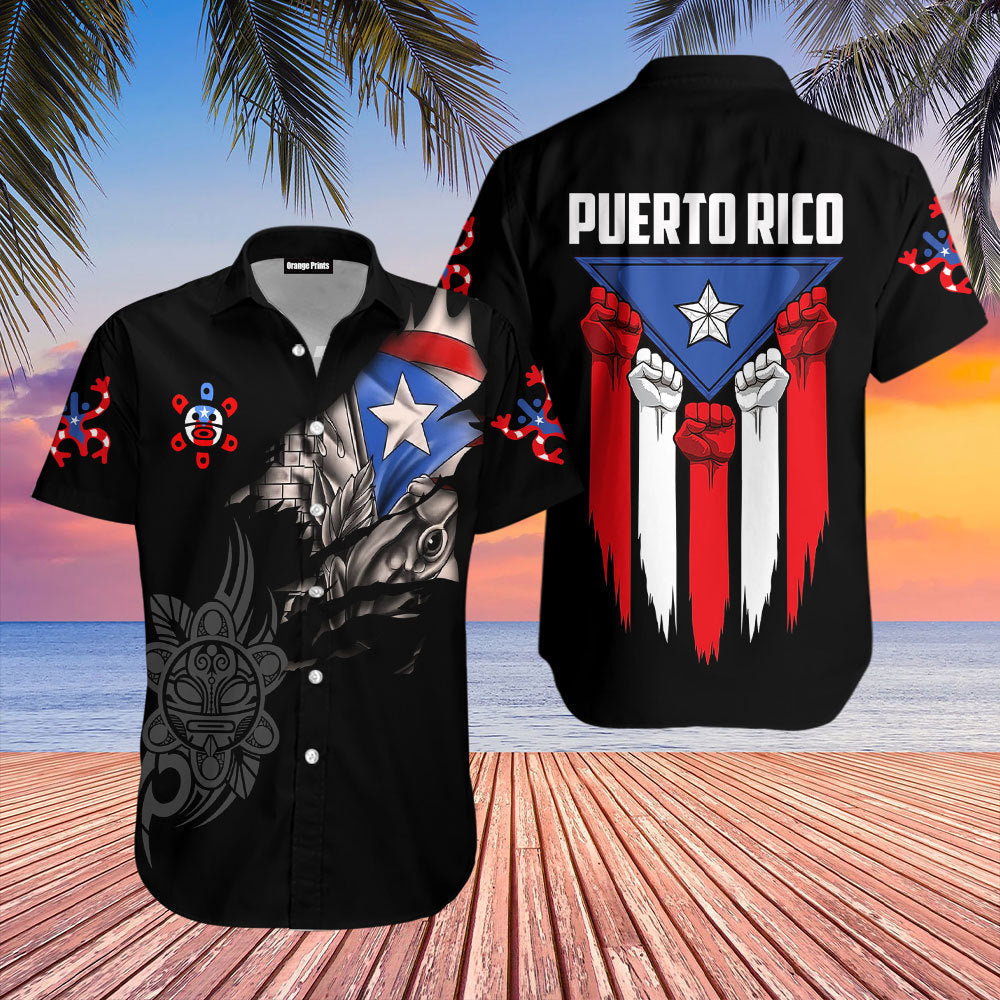 Puerto Rico Culture Aloha Hawaiian Shirts For Men & For Women