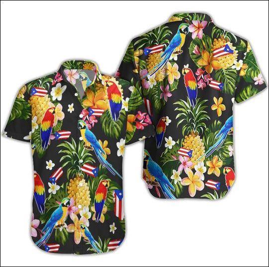 Puerto Rico Tropical Hawaiian Shirt For Men & Women