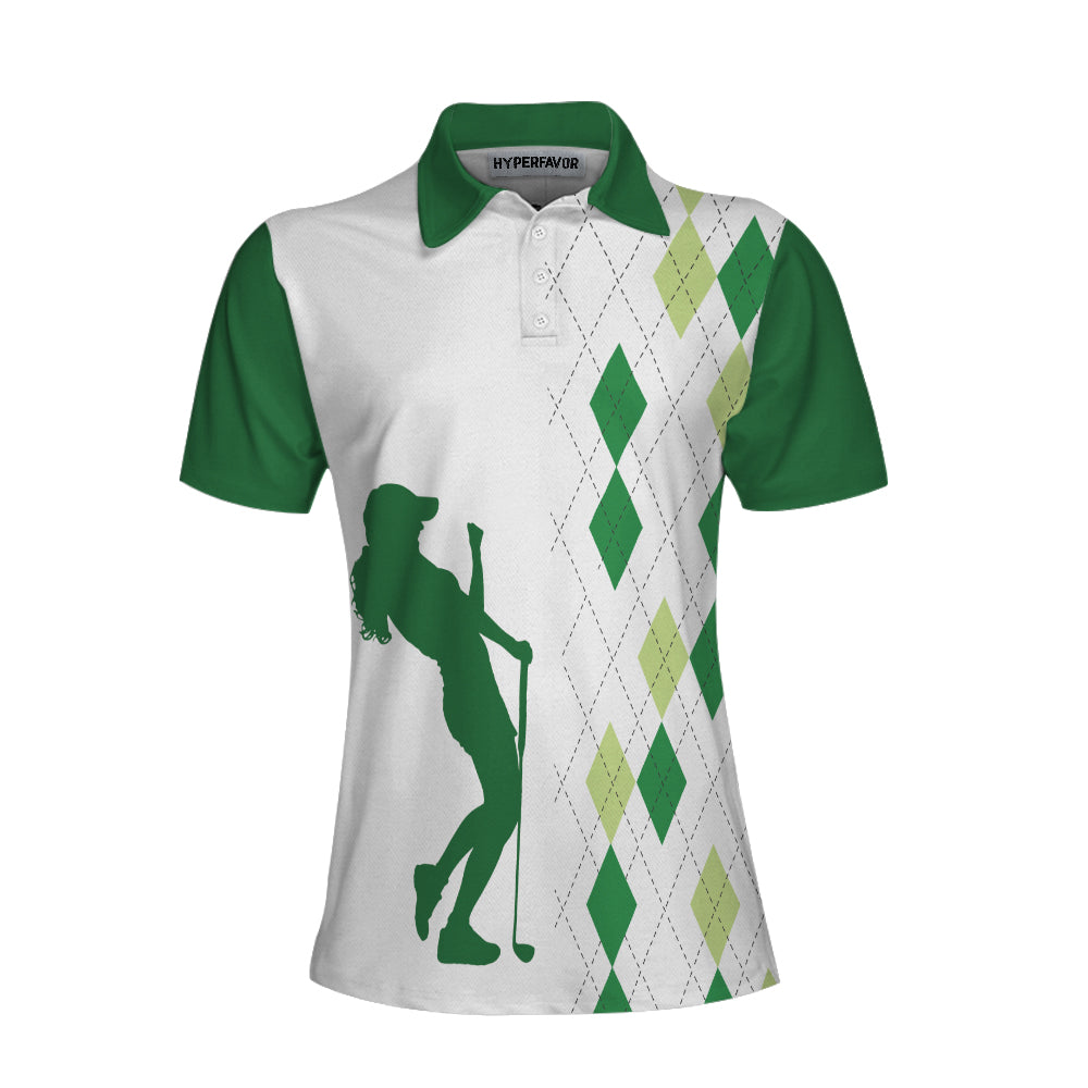 Queen Of The Green Short Sleeve Women Polo Shirt Coolspod