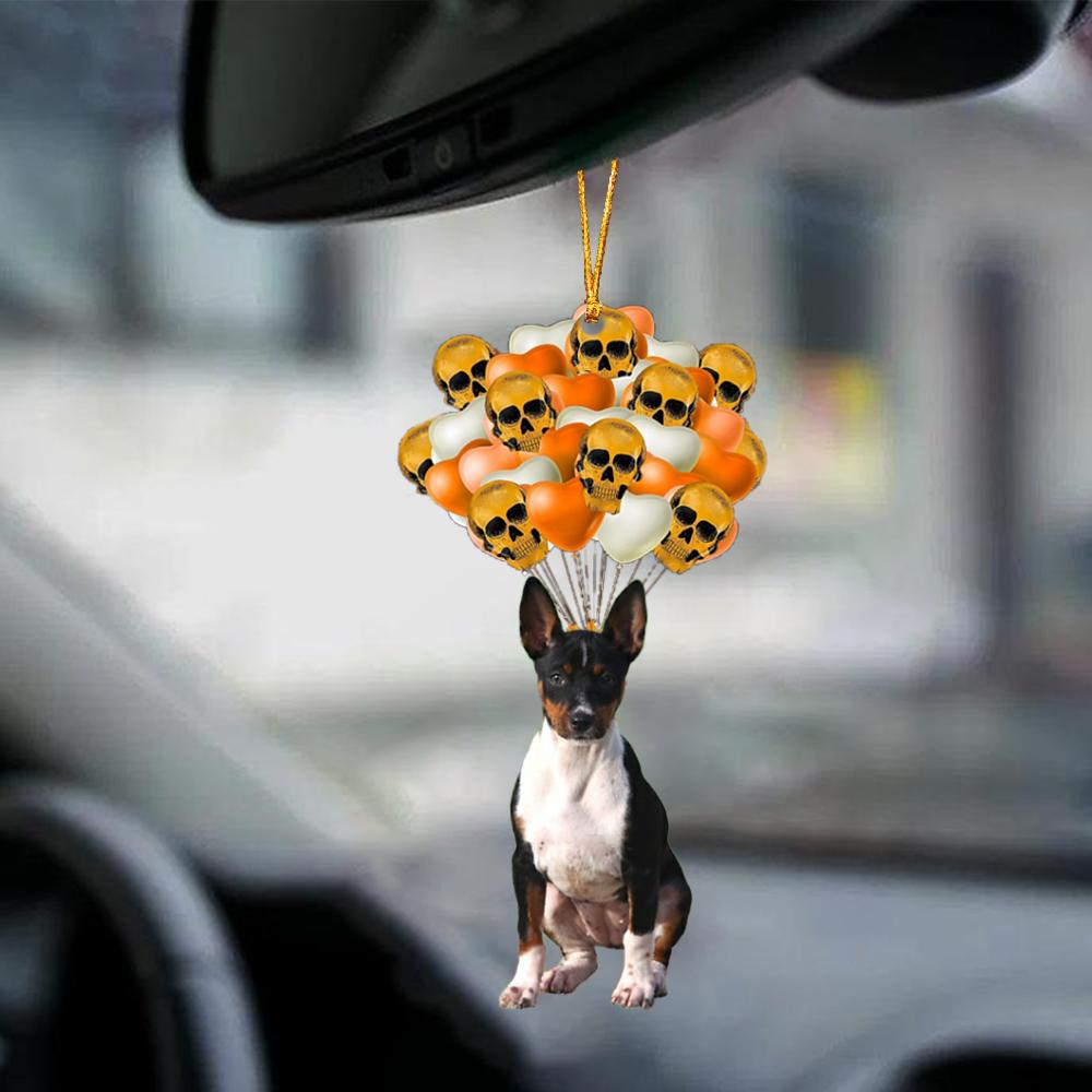 Rat Terrier Halloween Car Ornament Dog Ornament For Halloween