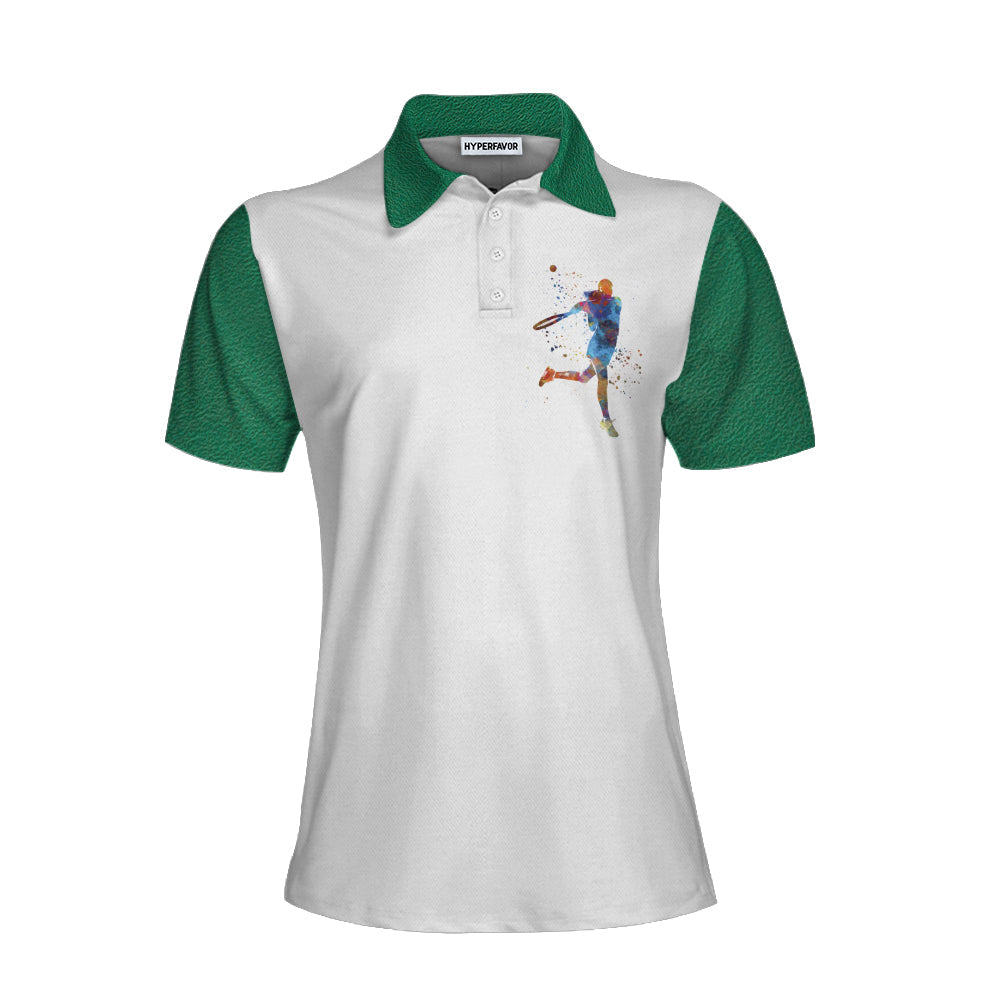 Real Grandmas Play Tennis Women Short Sleeve Polo Shirt/ Cool Tennis Polo Style Shirt/ Best Tennis Gift Coolspod
